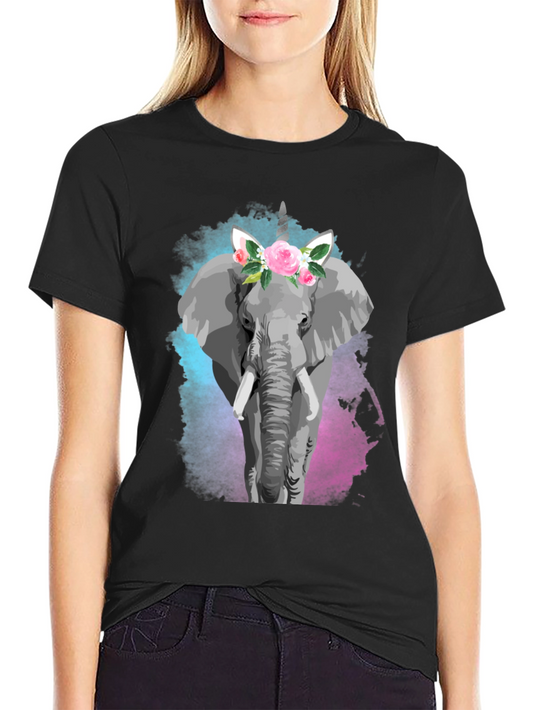 Elephant Unicorn Graphic Tee