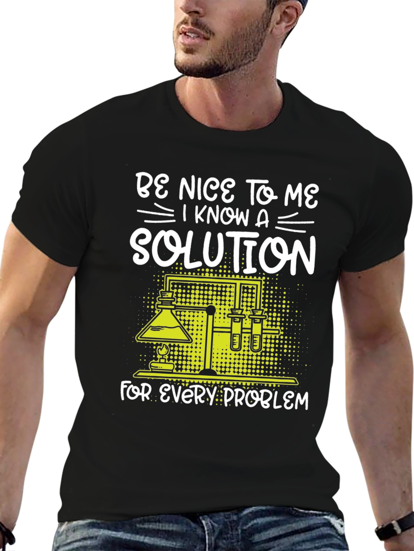Be Nice to Me Science Solution T-Shirt