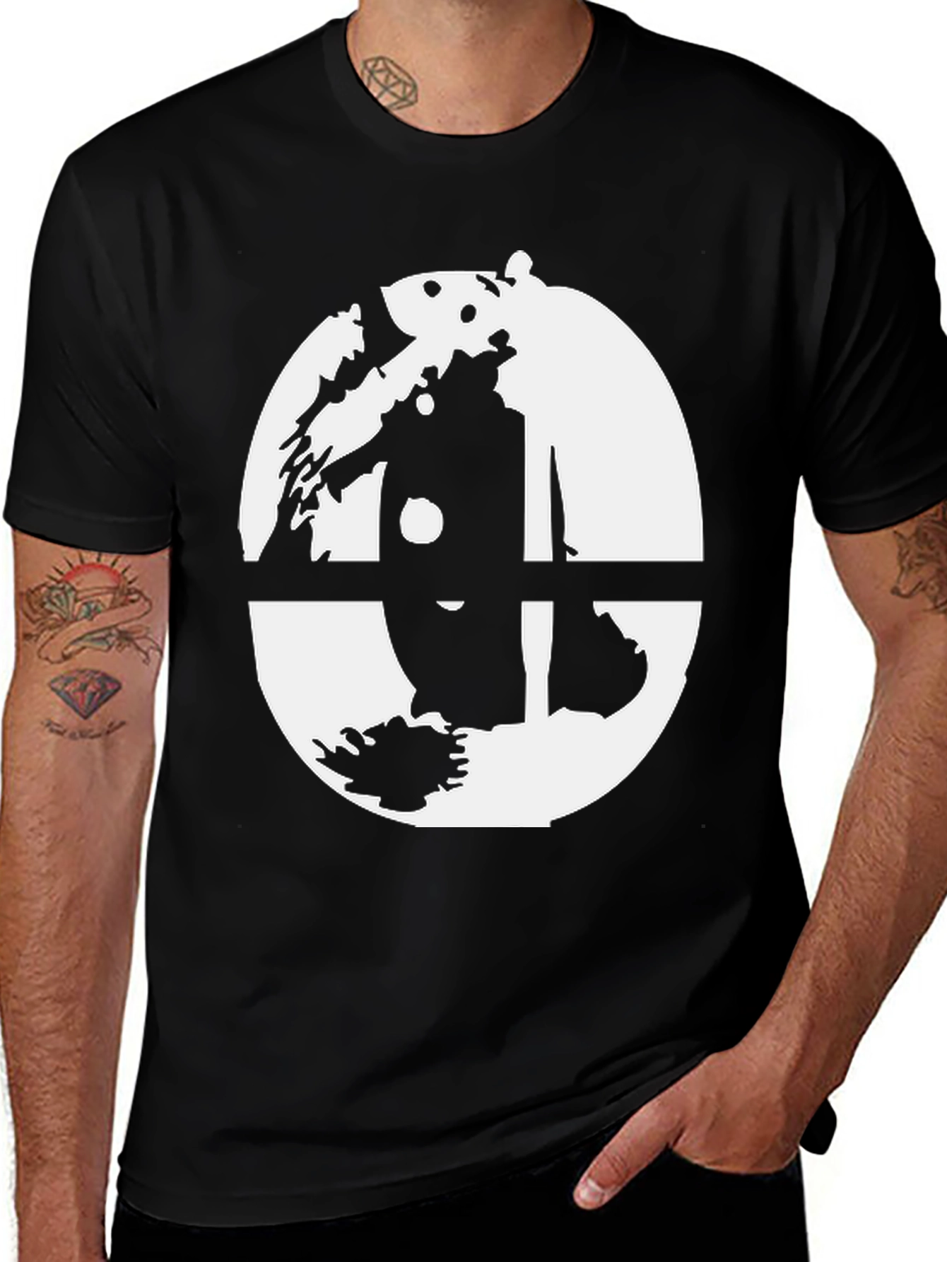 Smash Bros. Logo T-Shirt - Classic Gaming Tee
