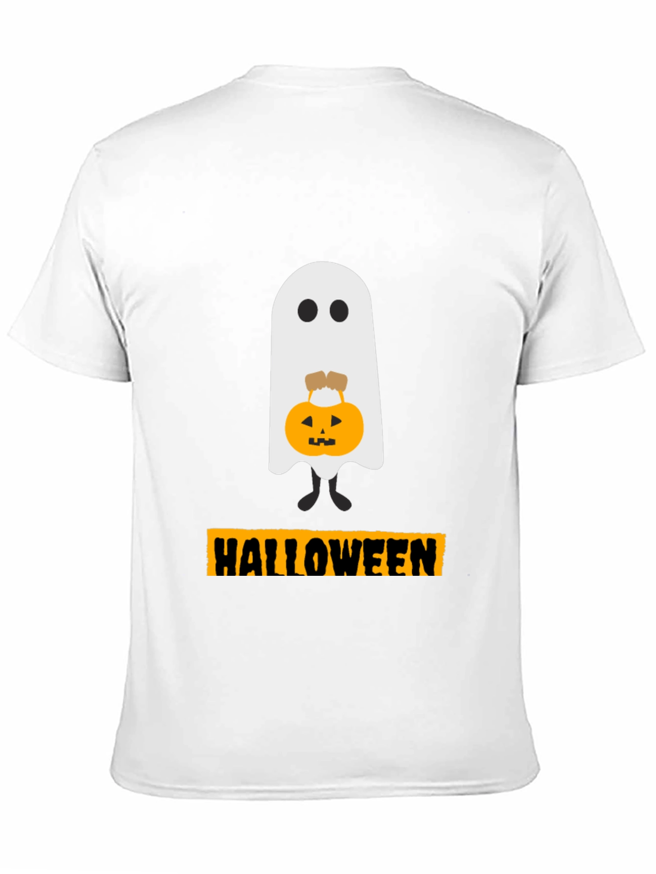Halloween Ghost with Pumpkin T-Shirt