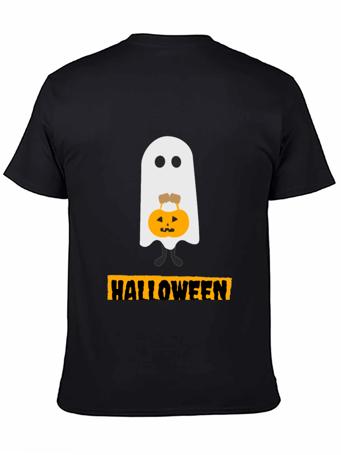 Halloween Ghost with Pumpkin T-Shirt