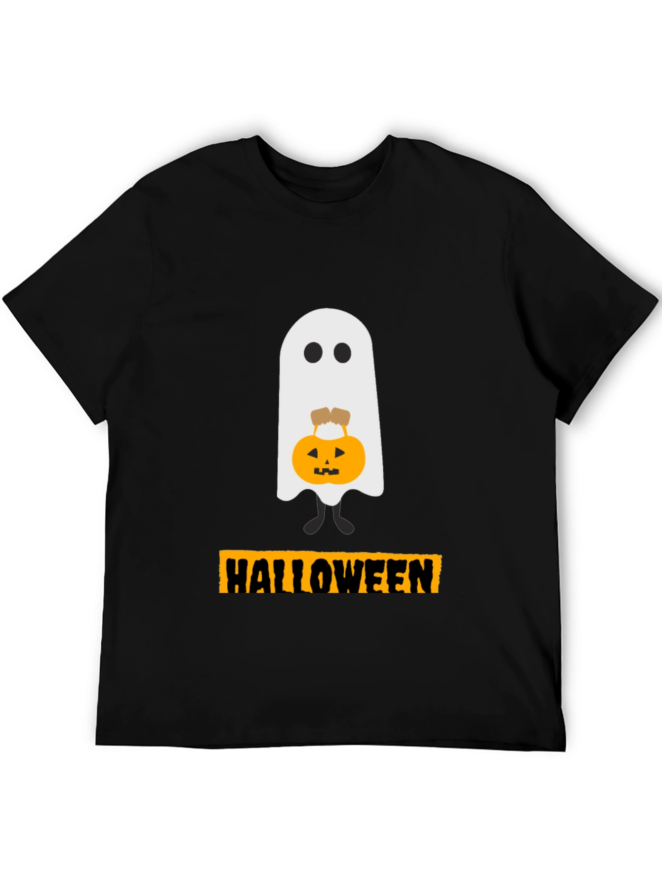 Halloween Ghost with Pumpkin T-Shirt