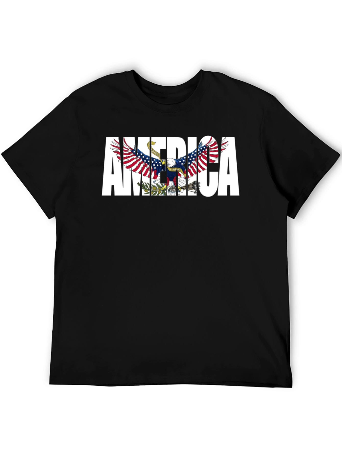 America Eagle Graphic Black T-Shirt