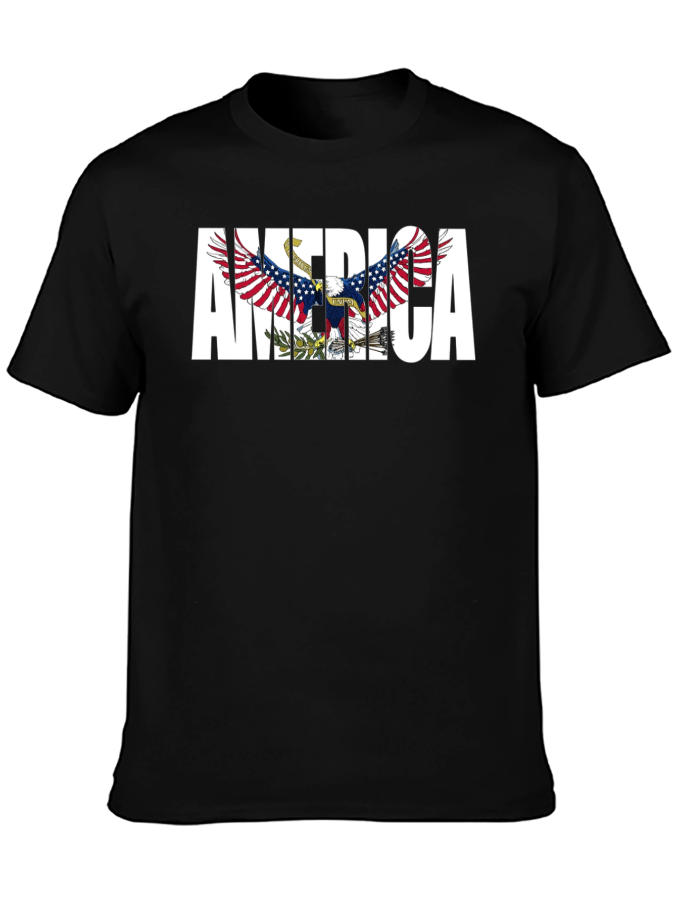 America Eagle Graphic Black T-Shirt