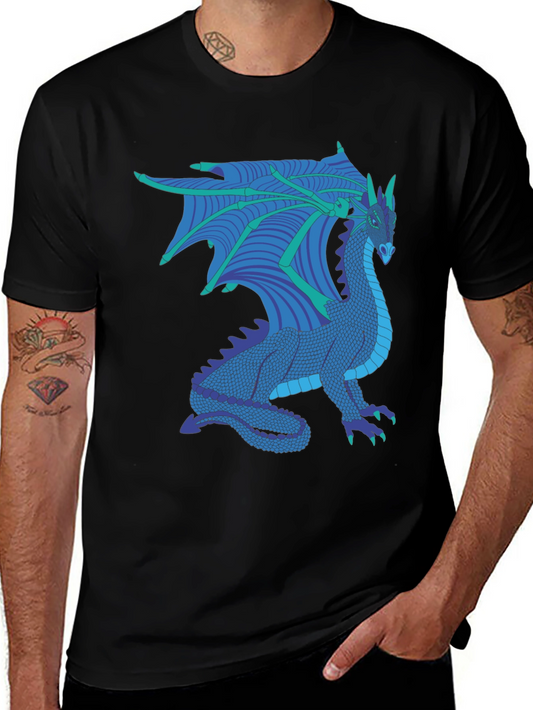 Dragon Graphic Tee - Fantasy Creature T-Shirt