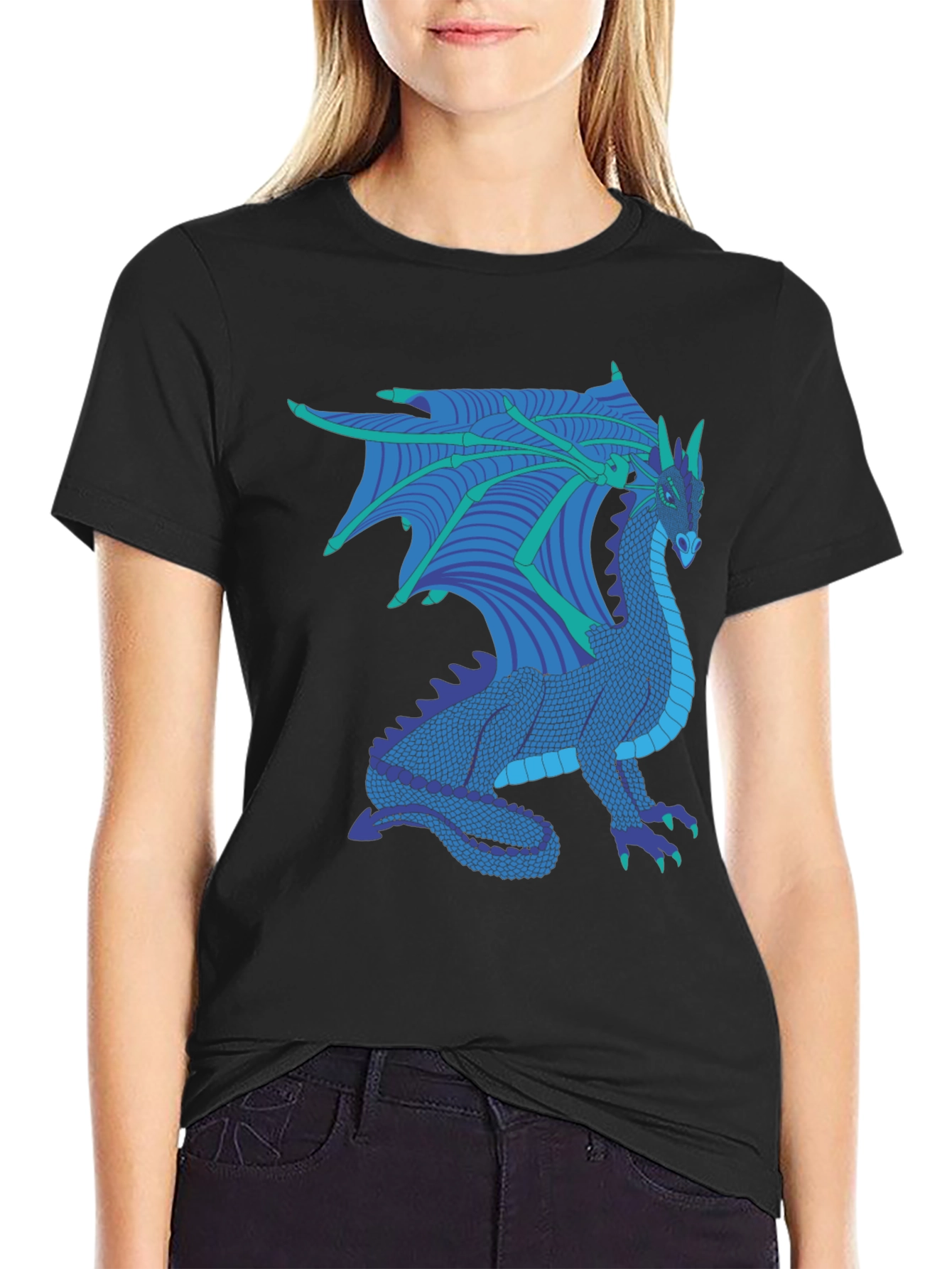 Dragon Graphic Tee - Fantasy Creature T-Shirt