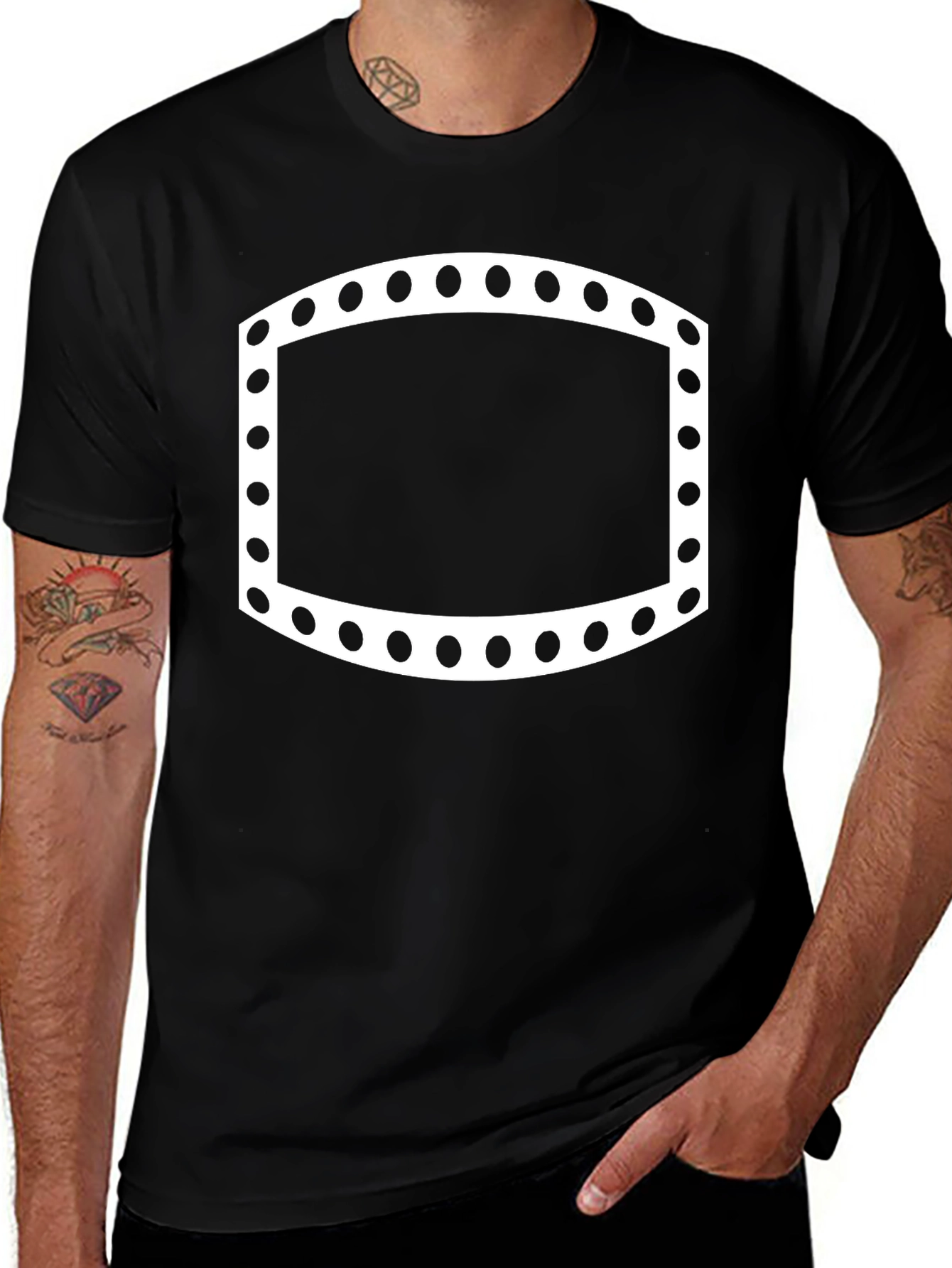 Novelty Graphic Tee - Film Strip Style