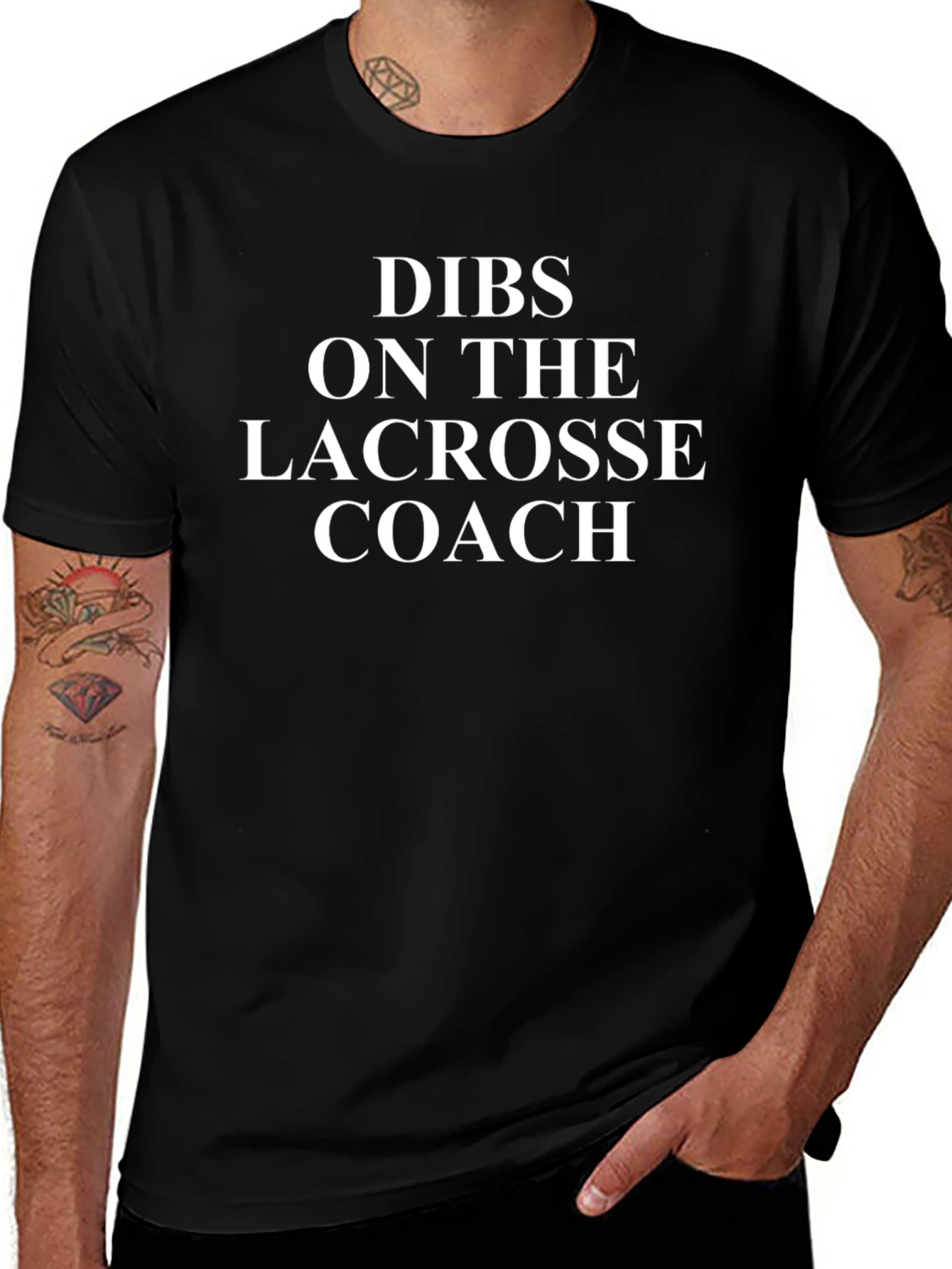 Dibs on the Lacrosse Coach Graphic Tee