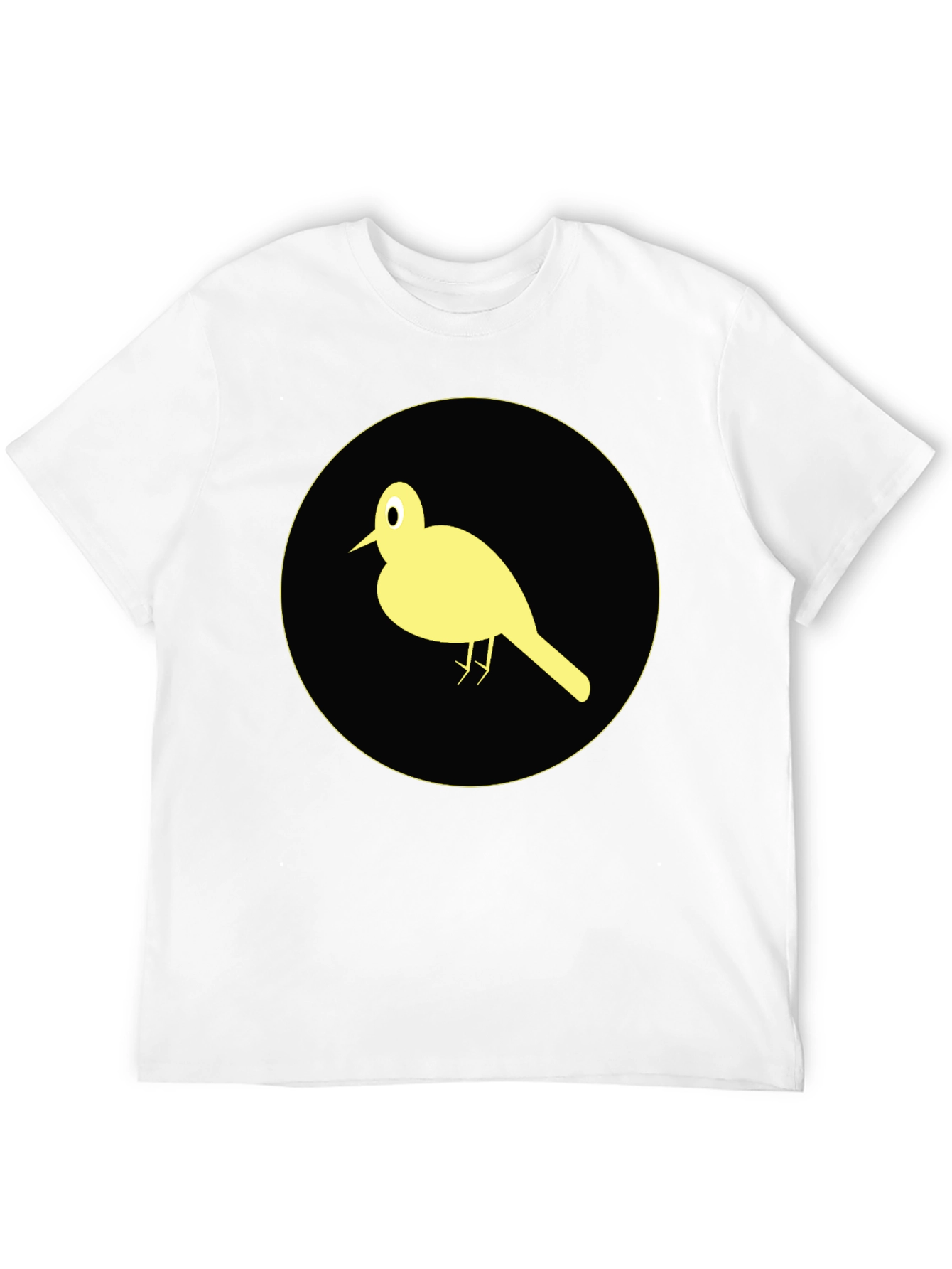 Bird Graphic Tee - Stylish Black Cotton T-Shirt