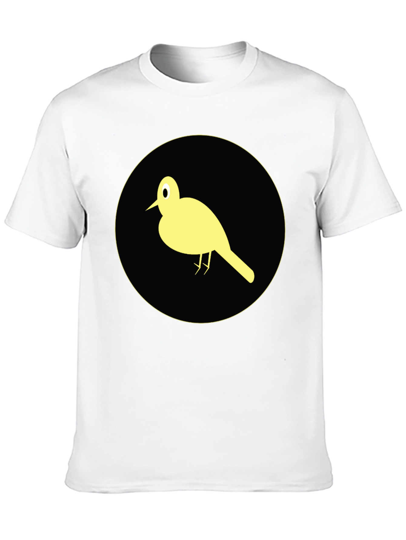 Bird Graphic Tee - Stylish Black Cotton T-Shirt