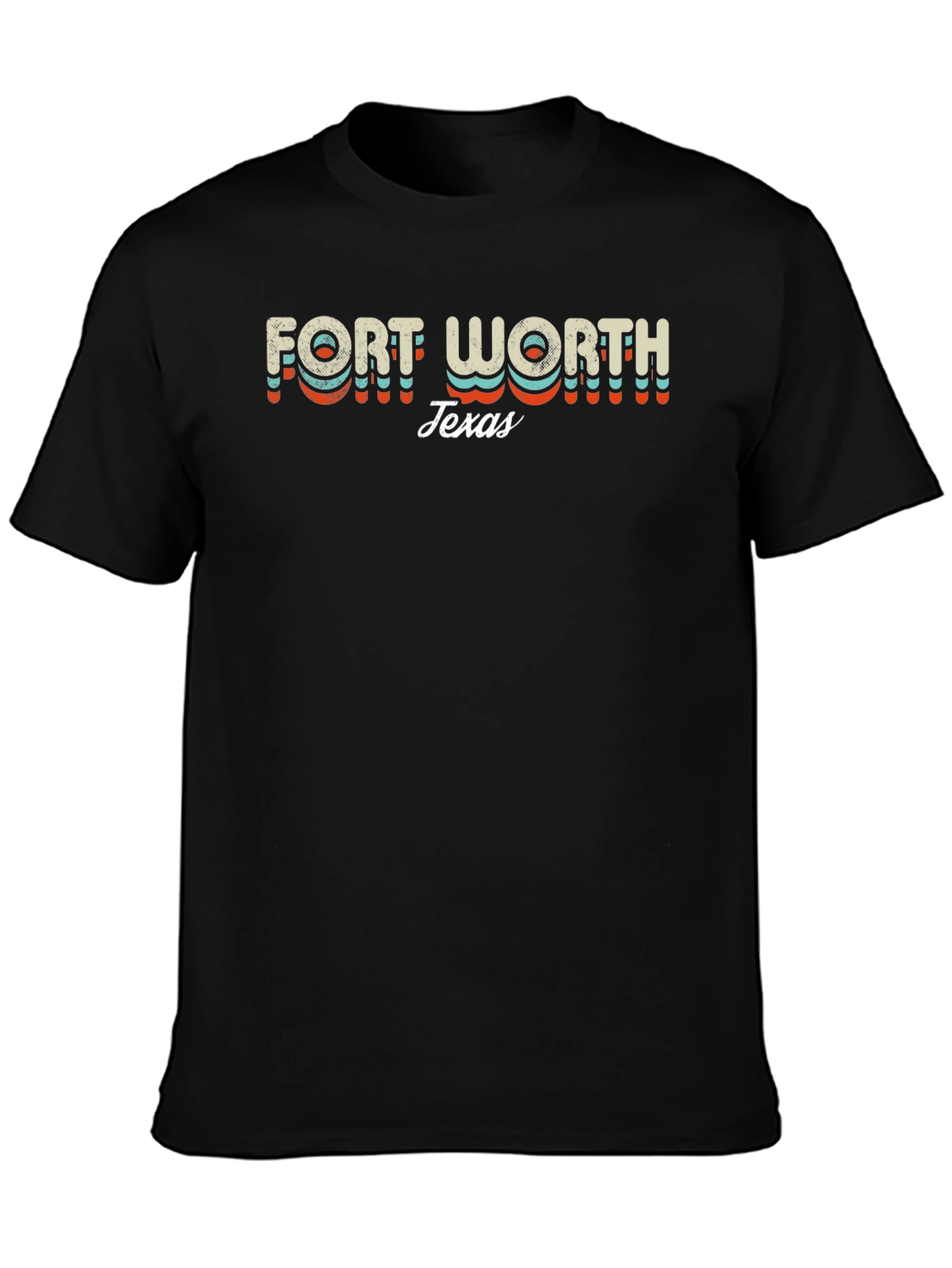 Fort Worth Texas Retro Graphic T-Shirt