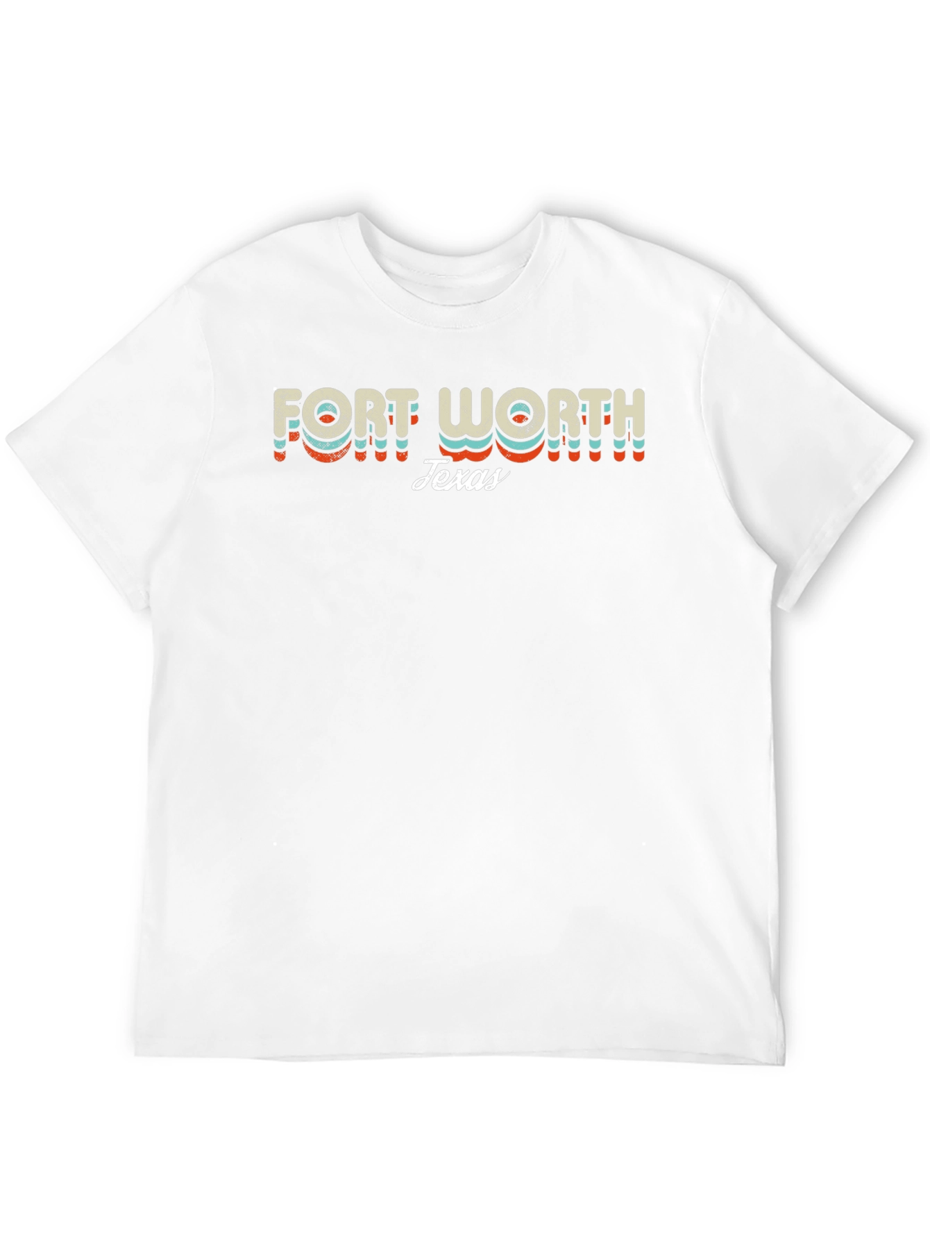 Fort Worth Texas Retro Graphic T-Shirt