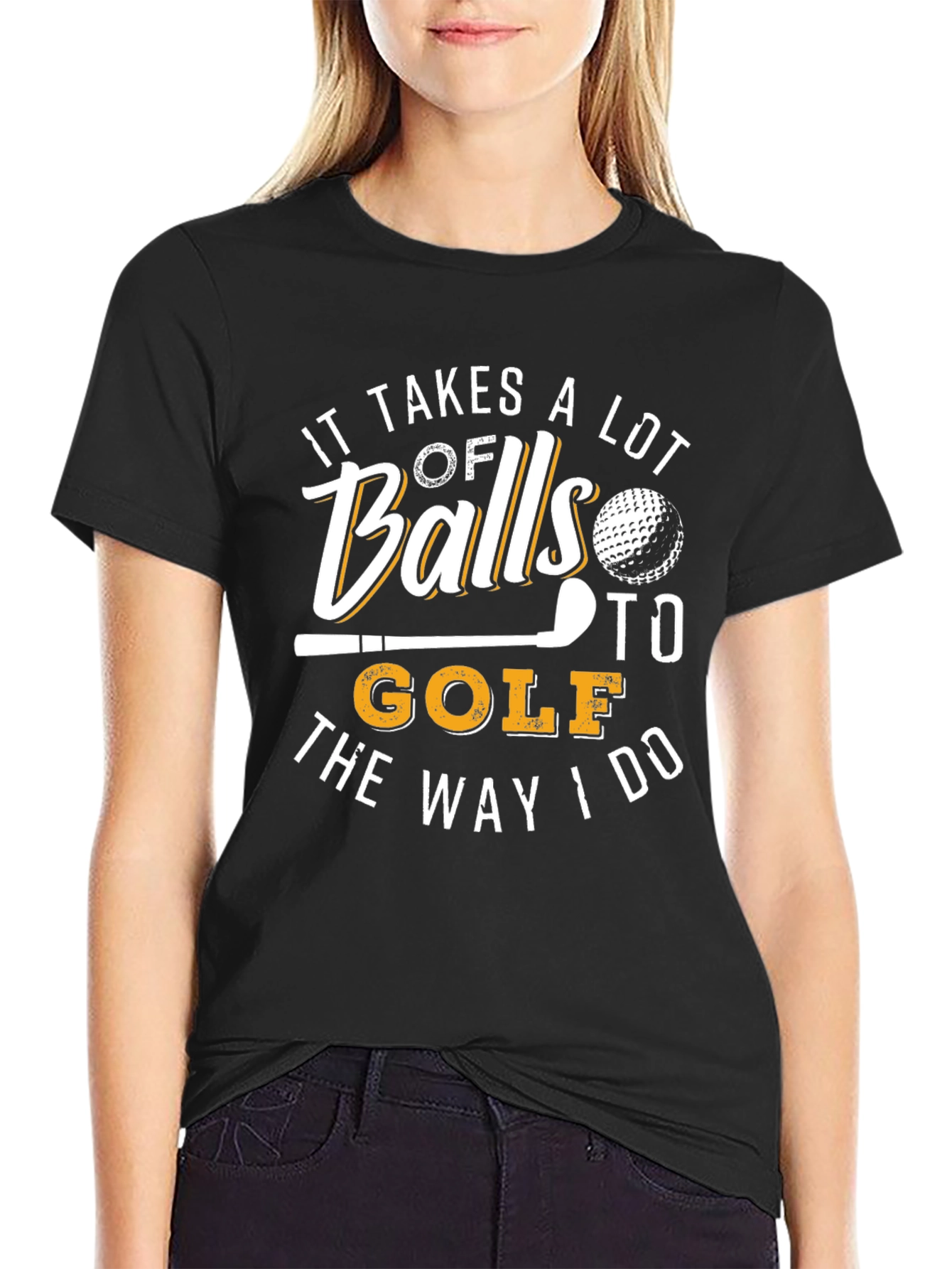 Golf Balls Humor Tee