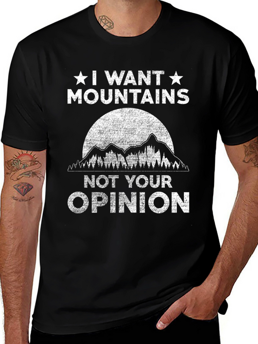 I Want Mountains T-Shirt - Adventure Tee