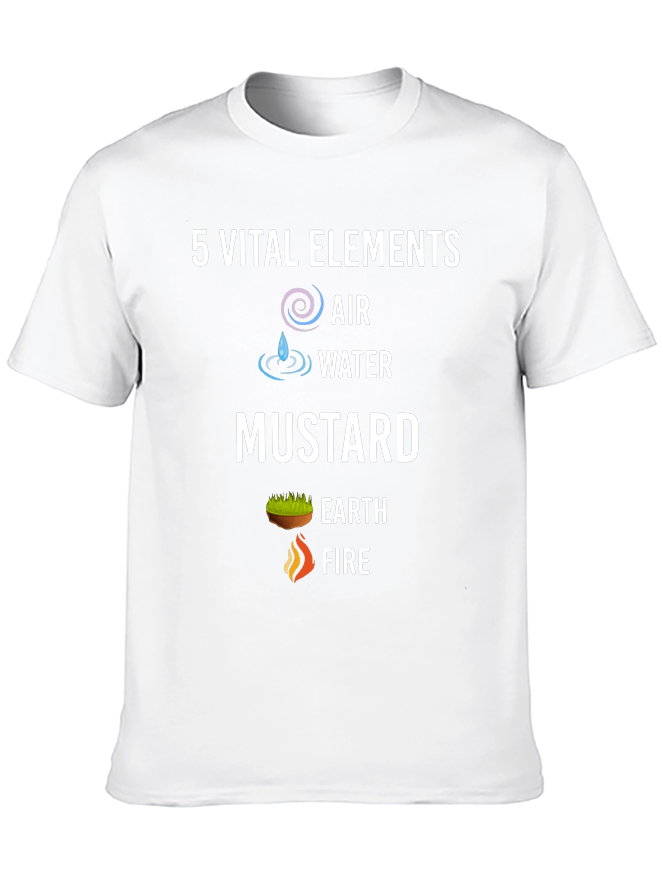 5 Vital Elements Funny Graphic T-Shirt