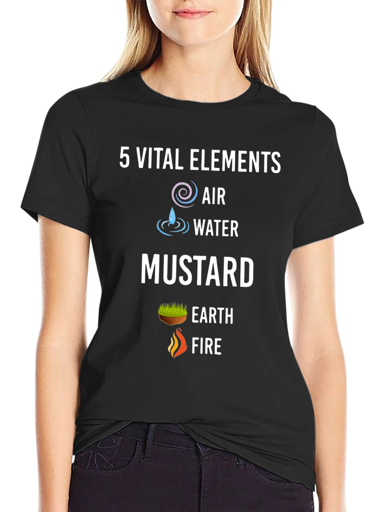 5 Vital Elements Funny Graphic T-Shirt