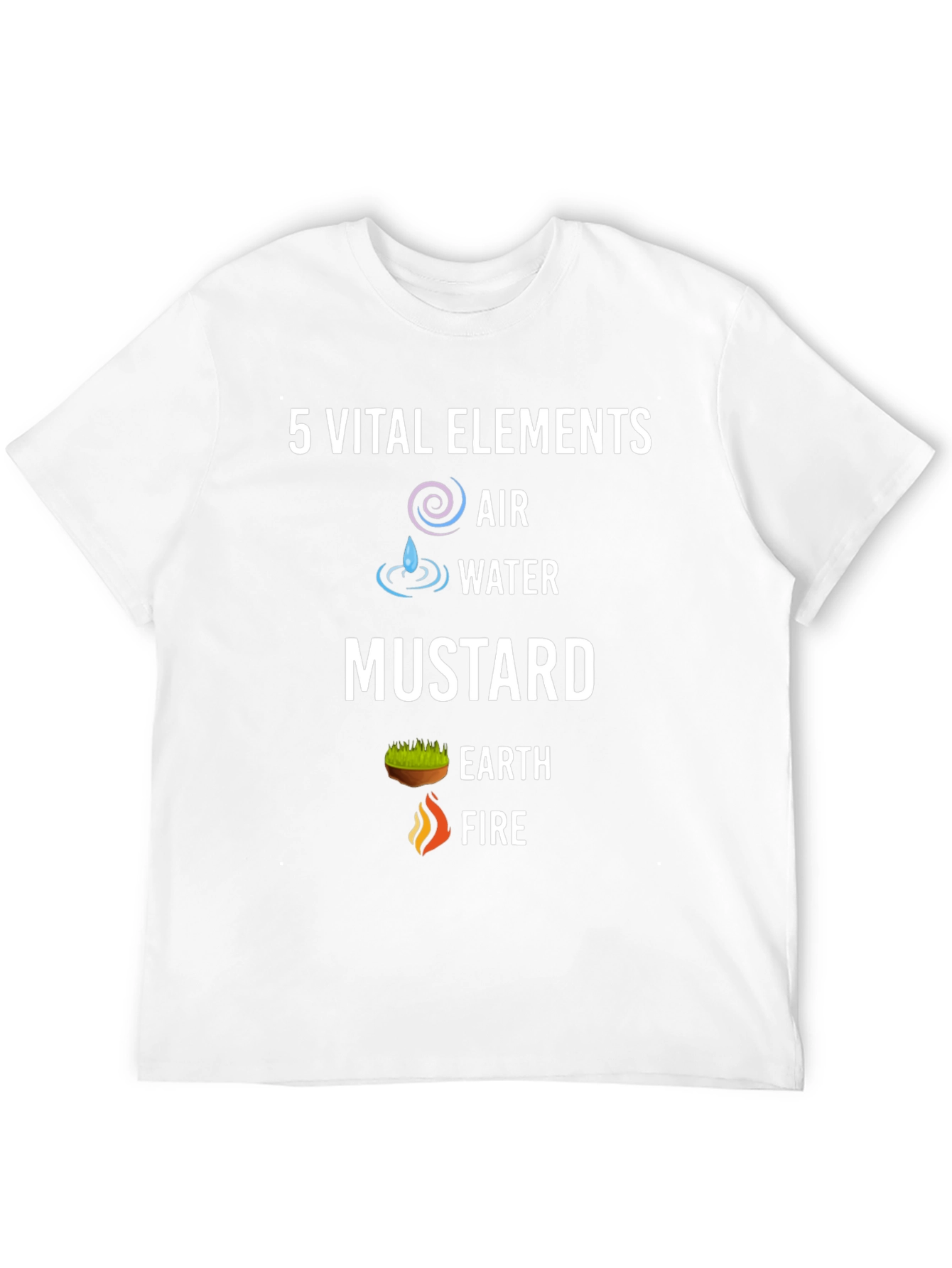 5 Vital Elements Funny Graphic T-Shirt