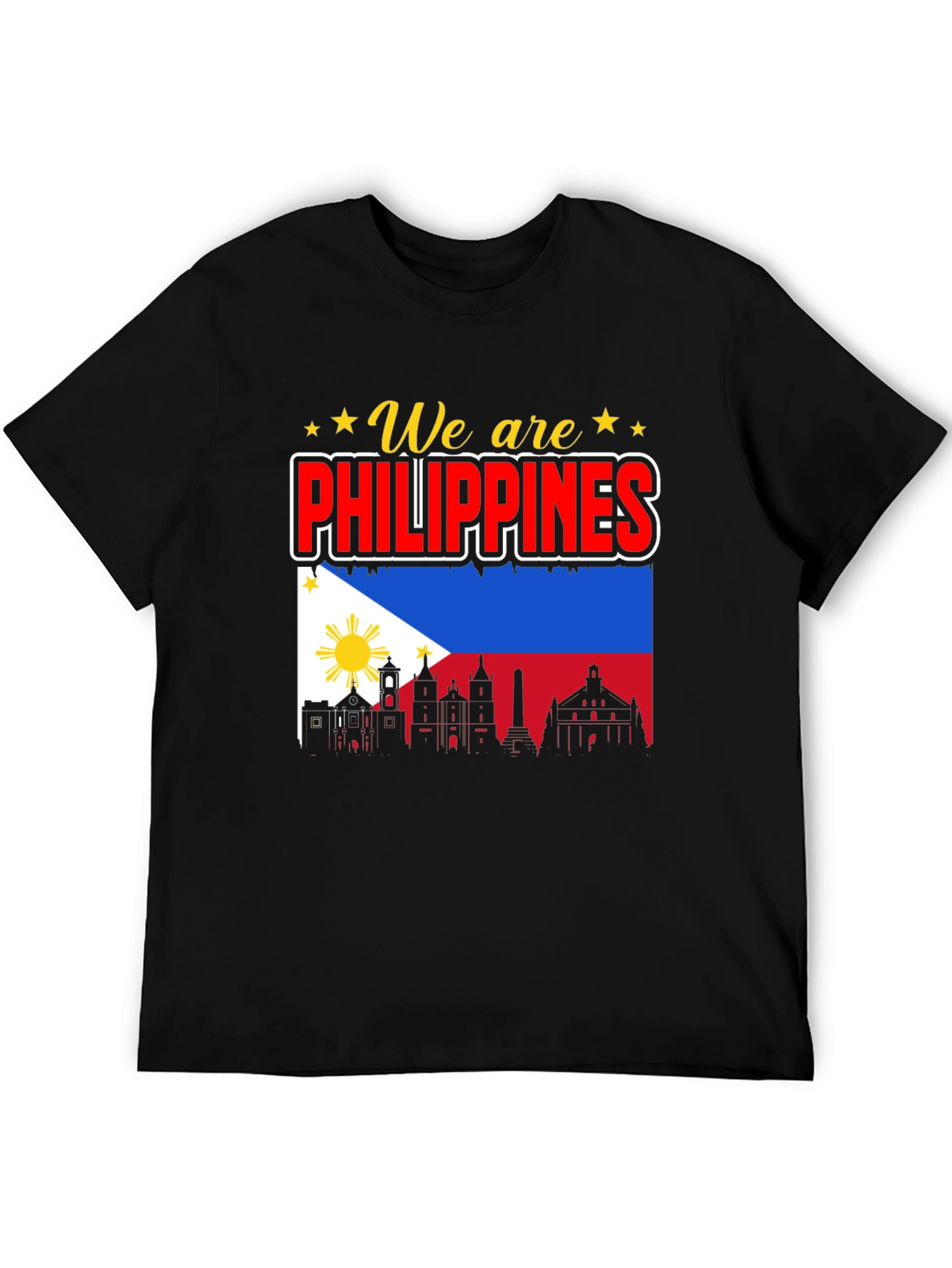 We Are Philippines T-Shirt - Mens Black Tee