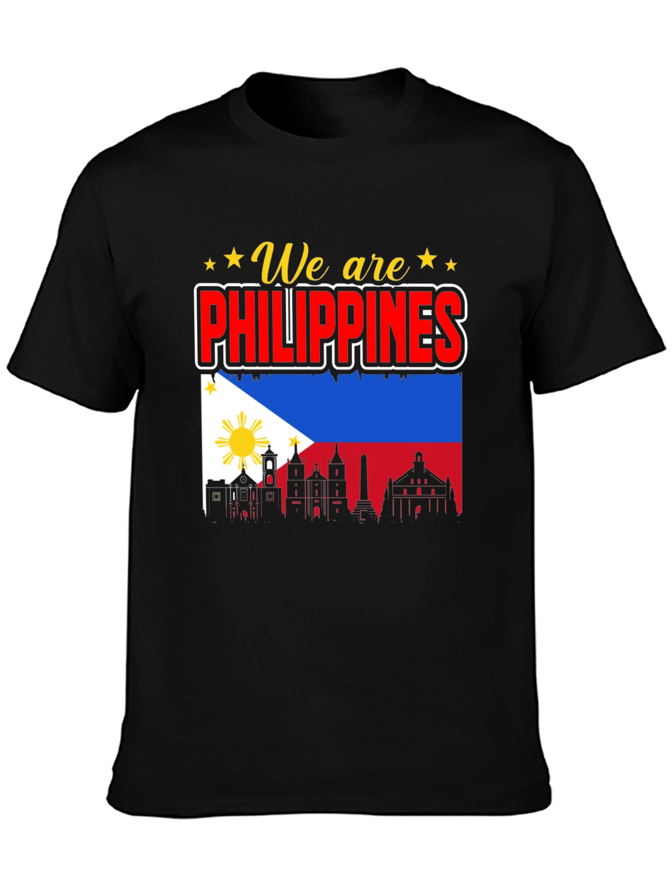 We Are Philippines T-Shirt - Mens Black Tee