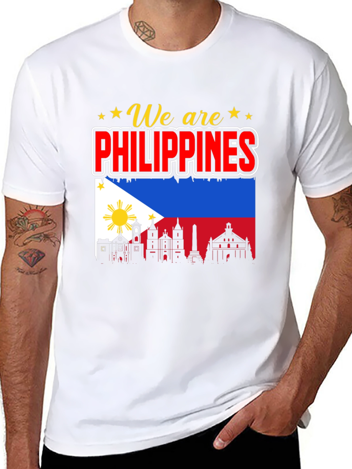 We Are Philippines T-Shirt - Mens Black Tee