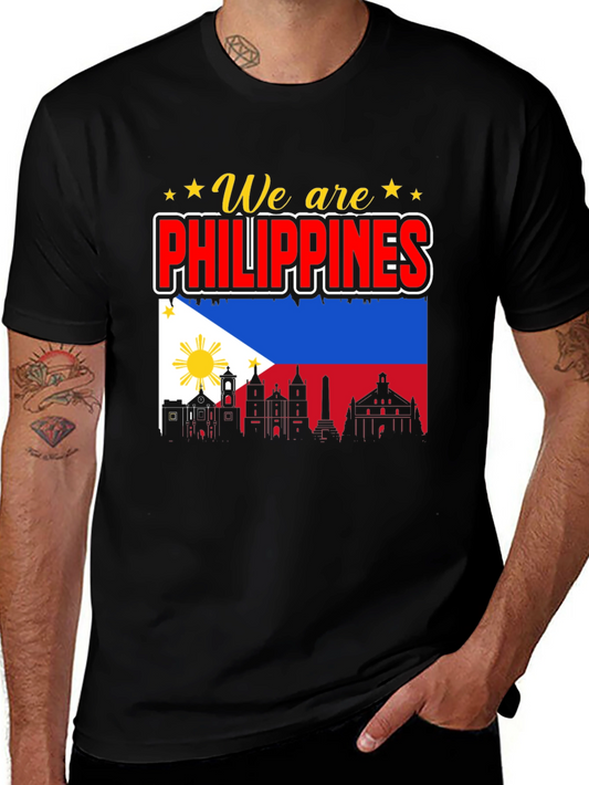 We Are Philippines T-Shirt - Mens Black Tee