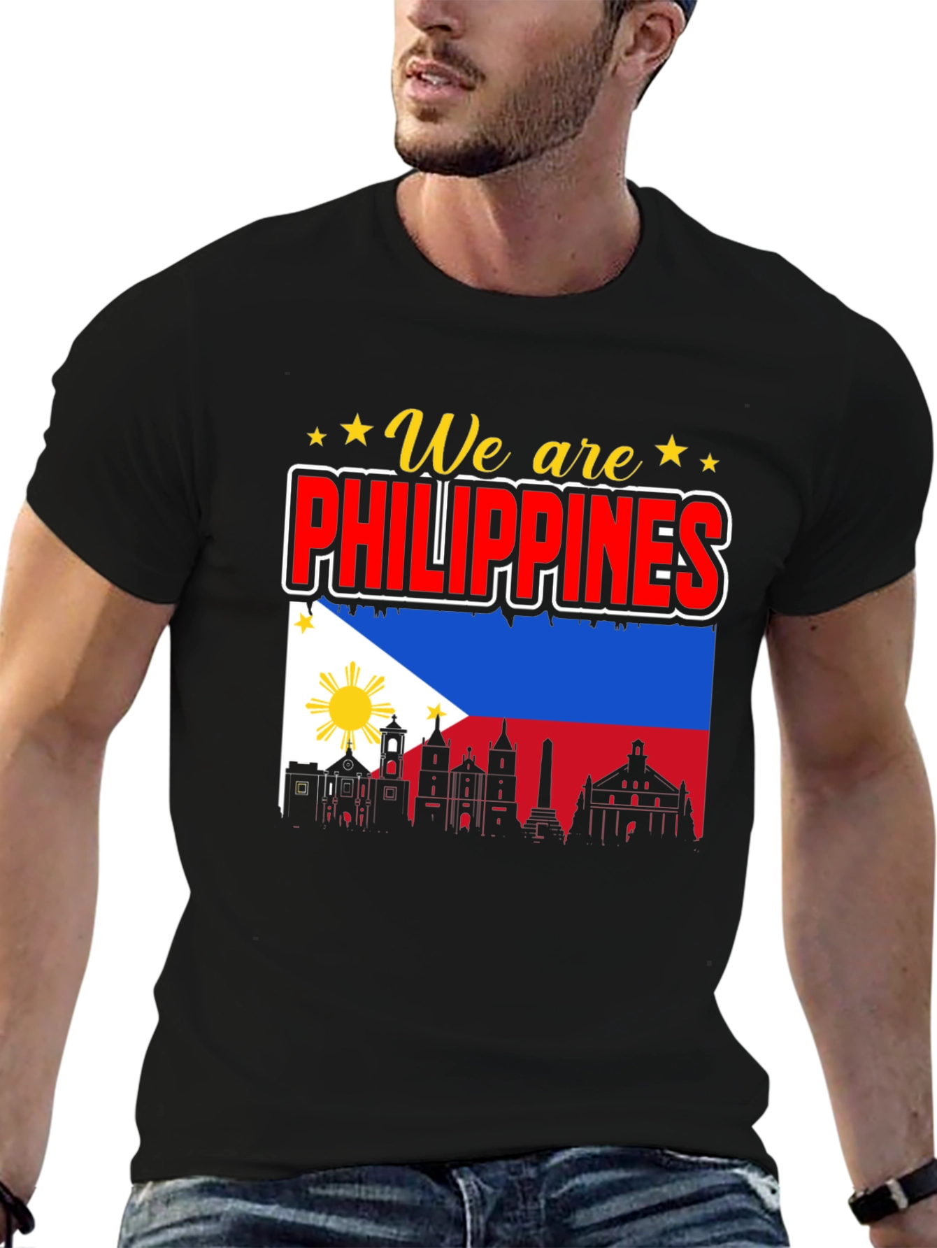 We Are Philippines T-Shirt - Mens Black Tee
