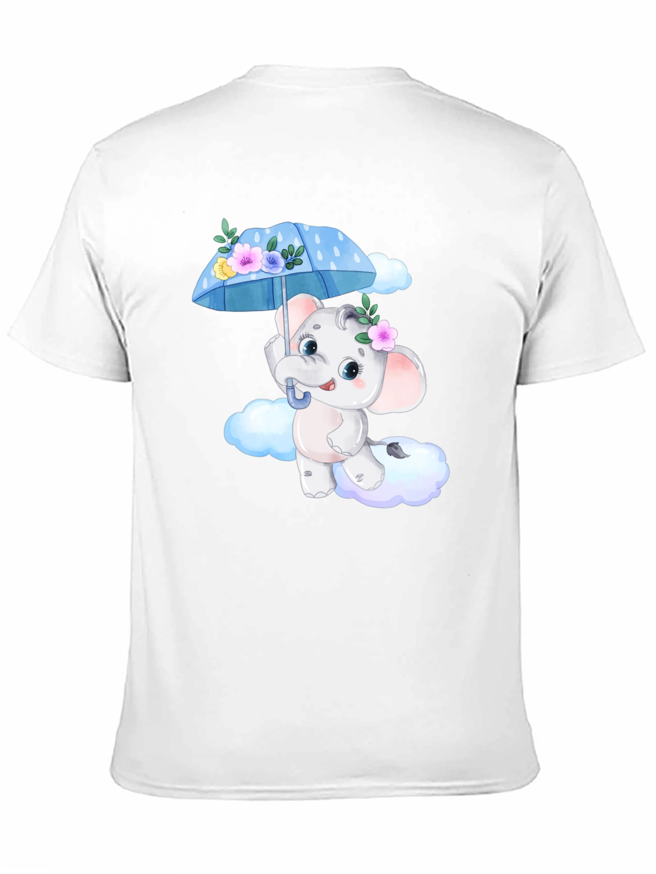 Cute Elephant T-Shirt - Black