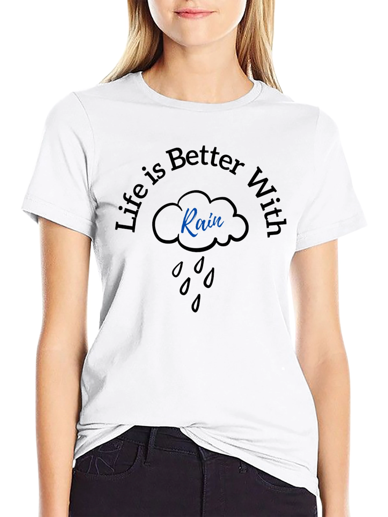 Life is Better With Rain Graphic T-Shirt