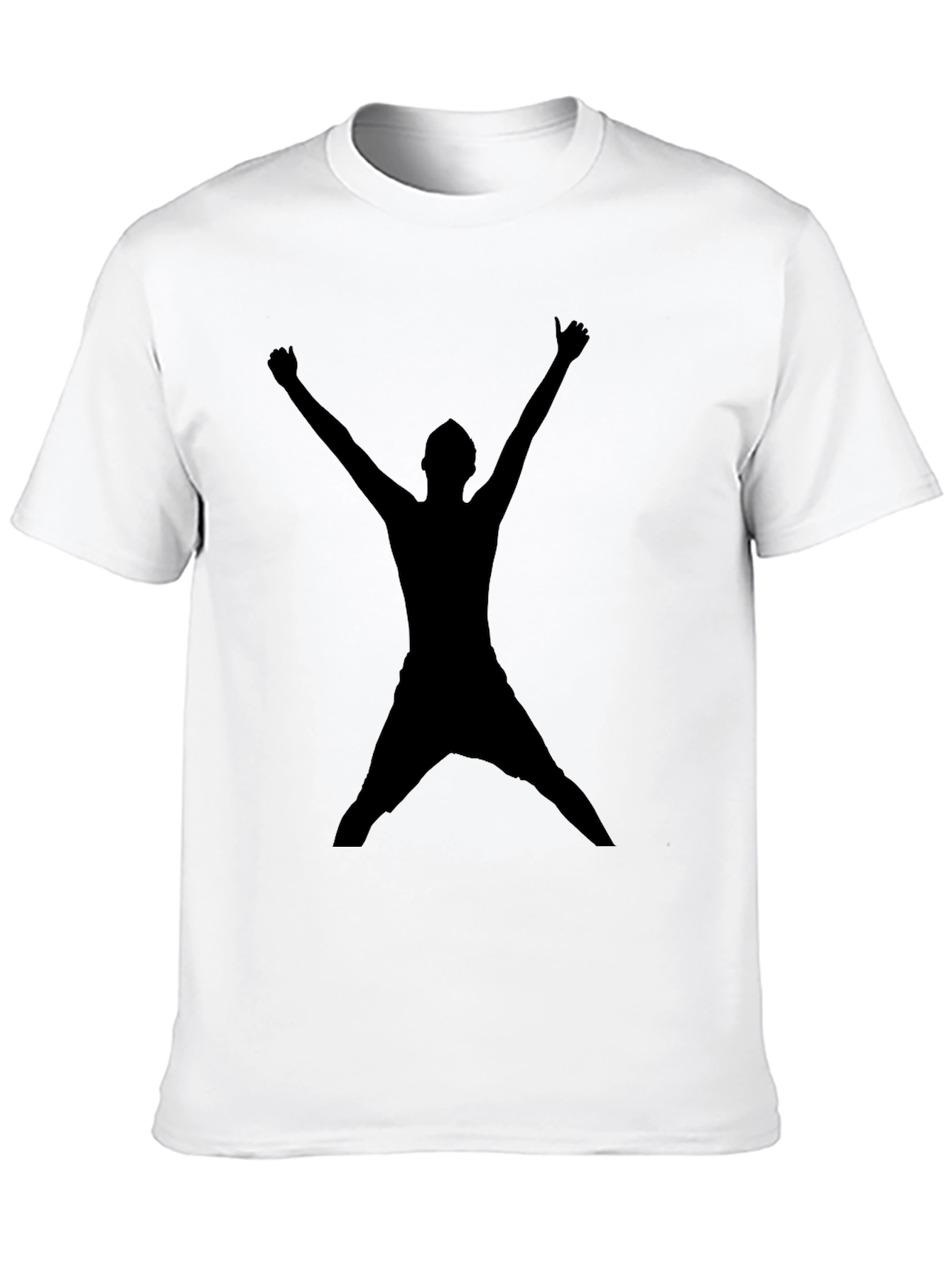 Silhouette Man Black Graphic Tee