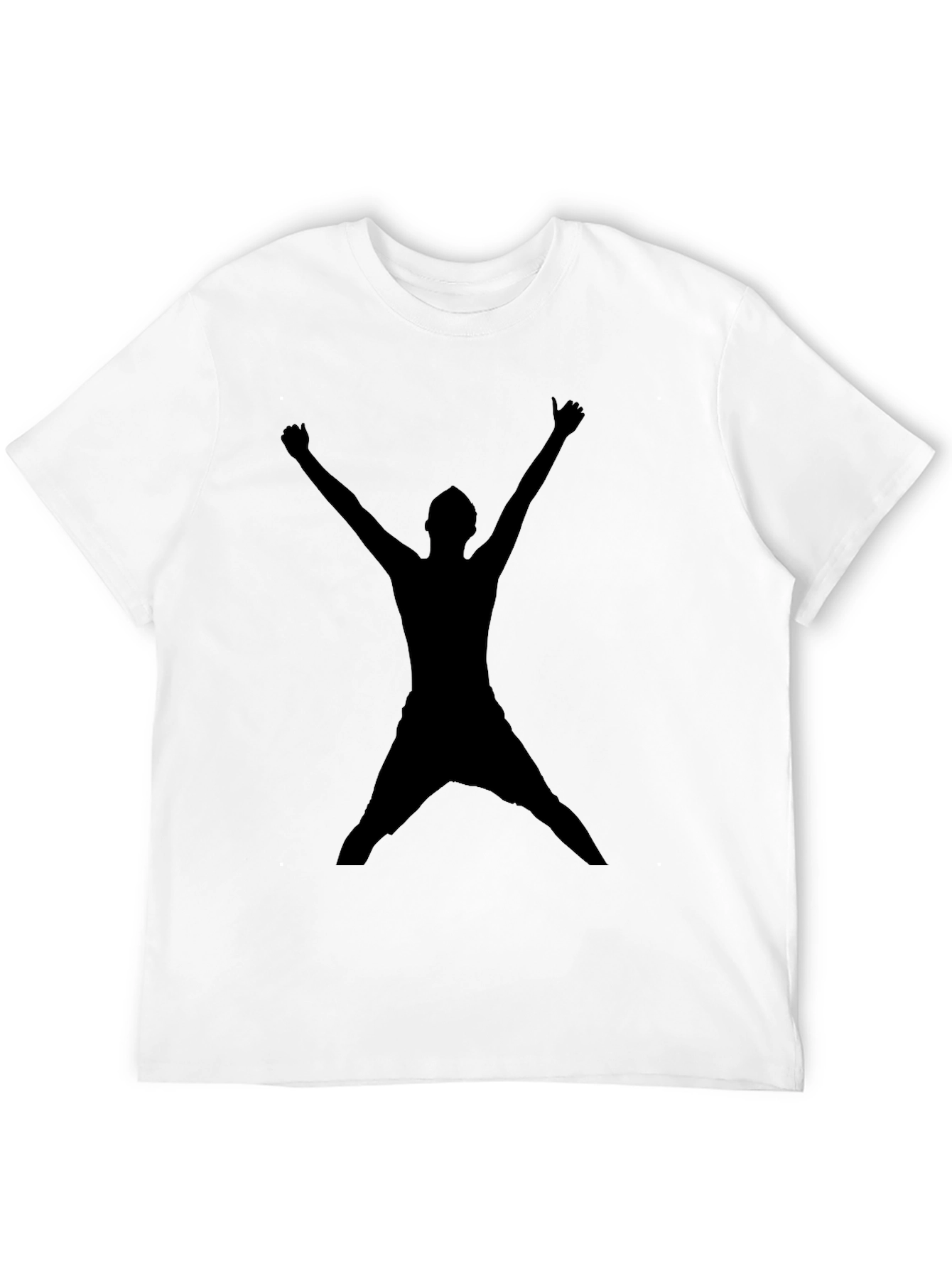 Silhouette Man Black Graphic Tee