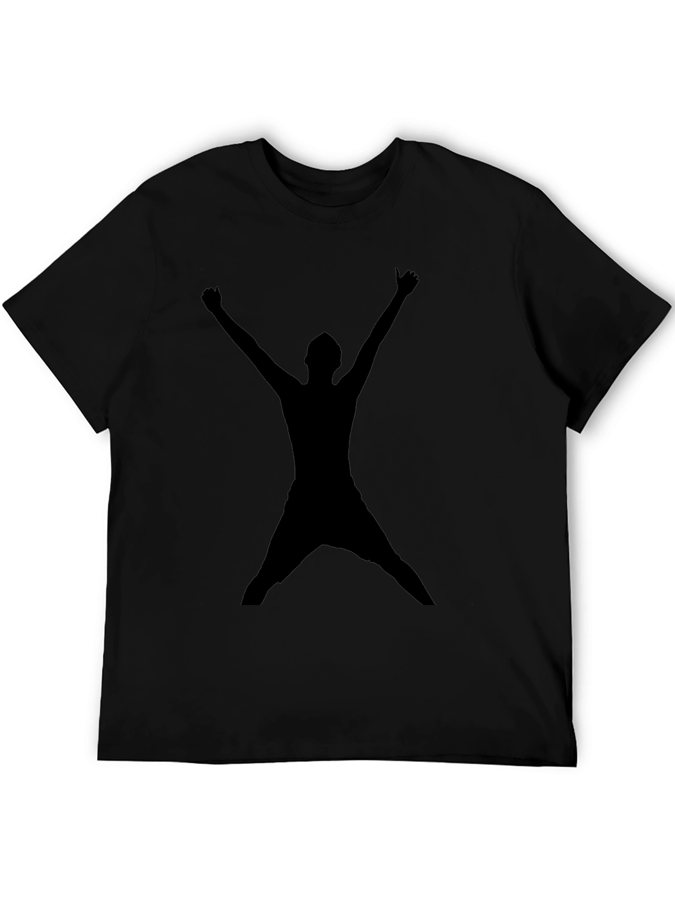 Silhouette Man Black Graphic Tee