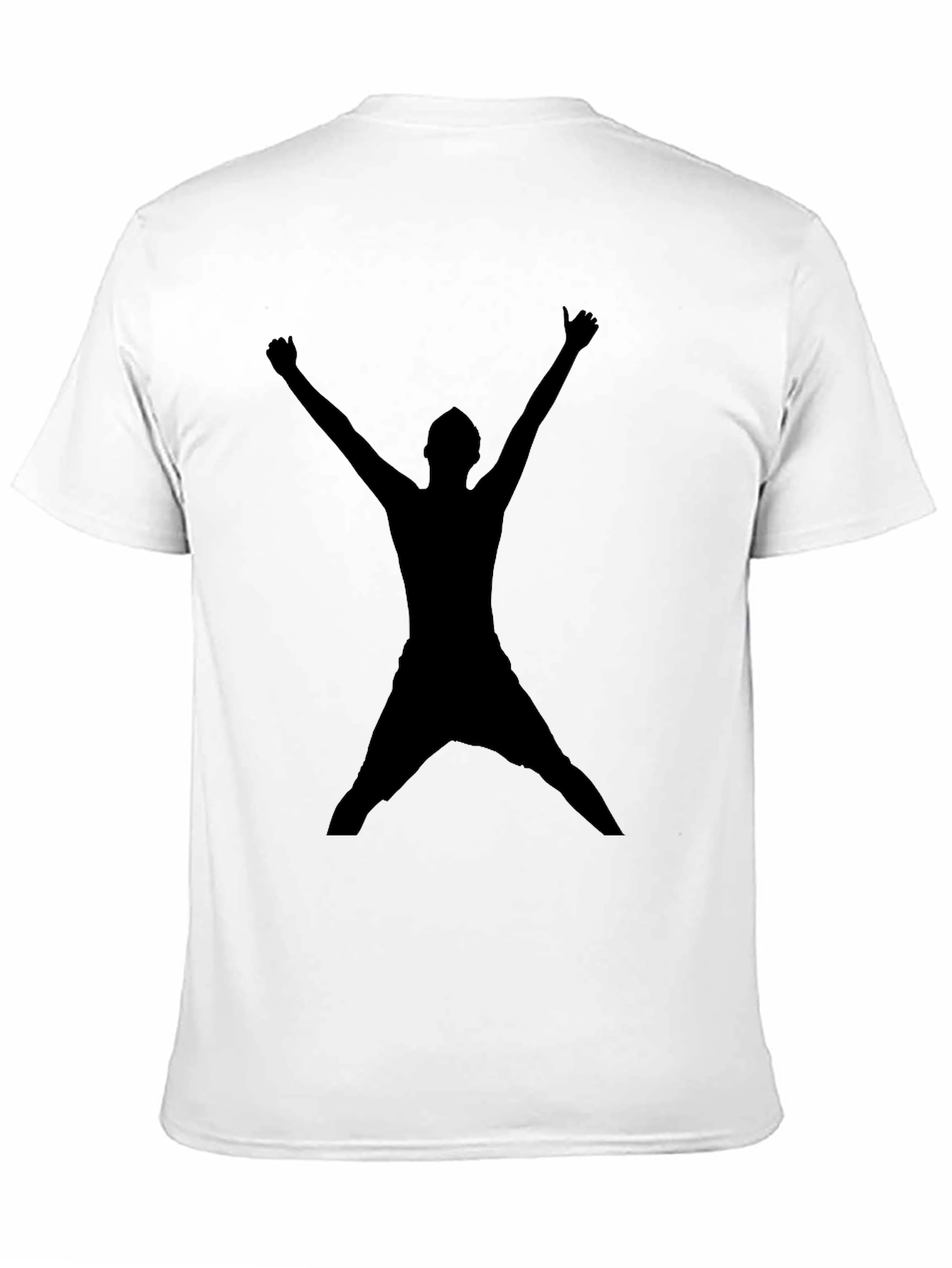 Silhouette Man Black Graphic Tee
