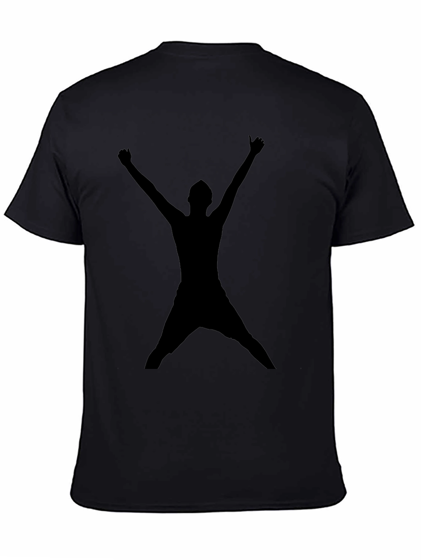 Silhouette Man Black Graphic Tee