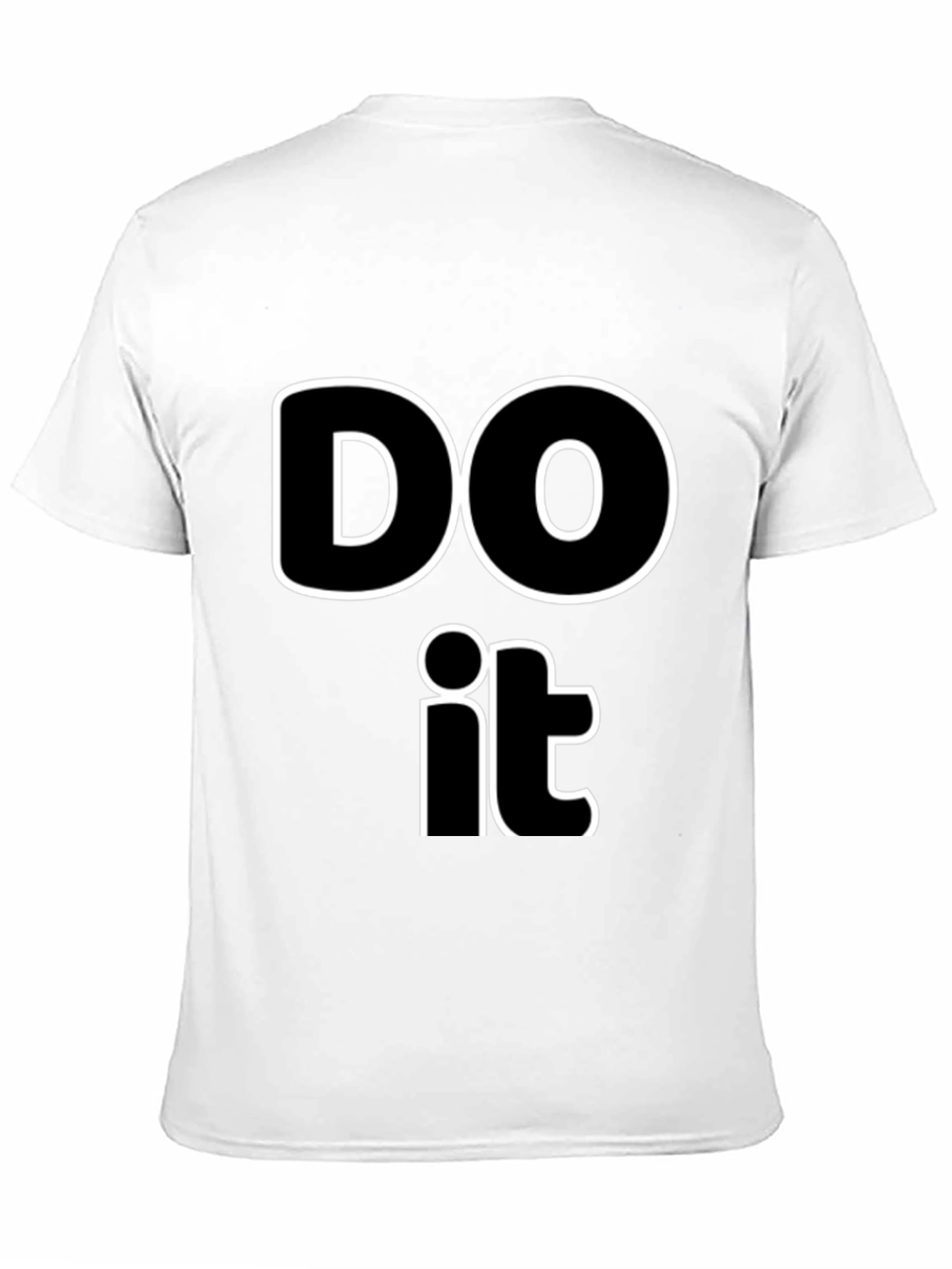 Motivating Do It Black Graphic Tee