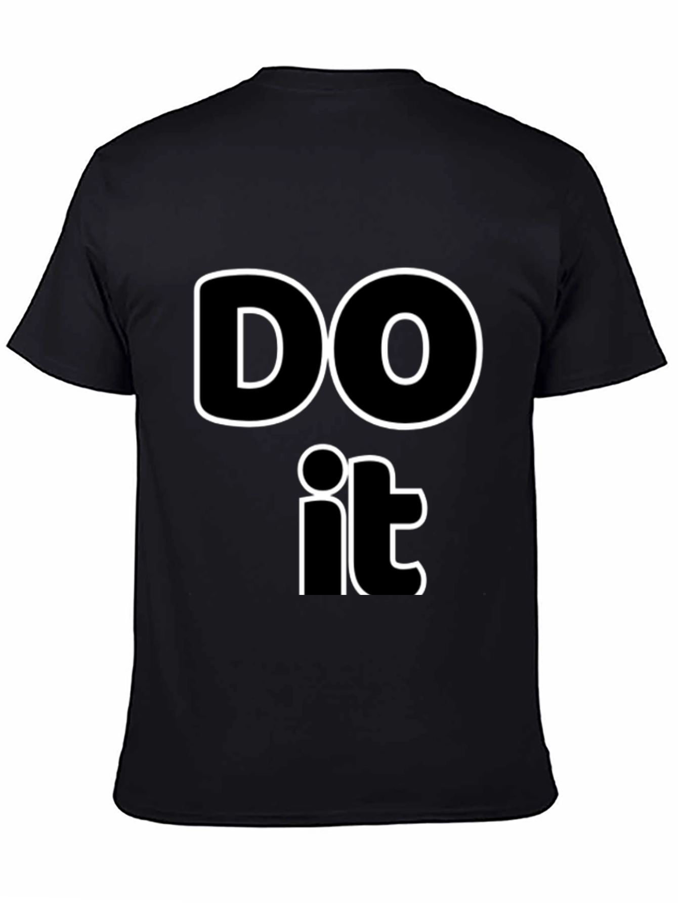 Motivating Do It Black Graphic Tee