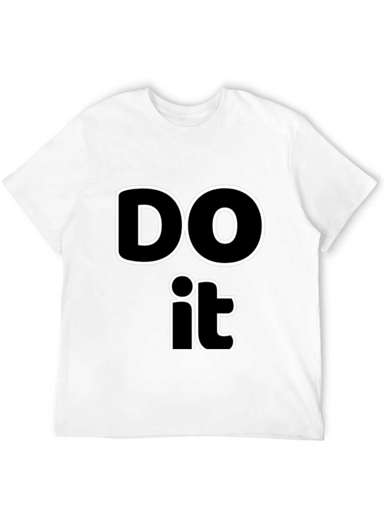 Motivating Do It Black Graphic Tee