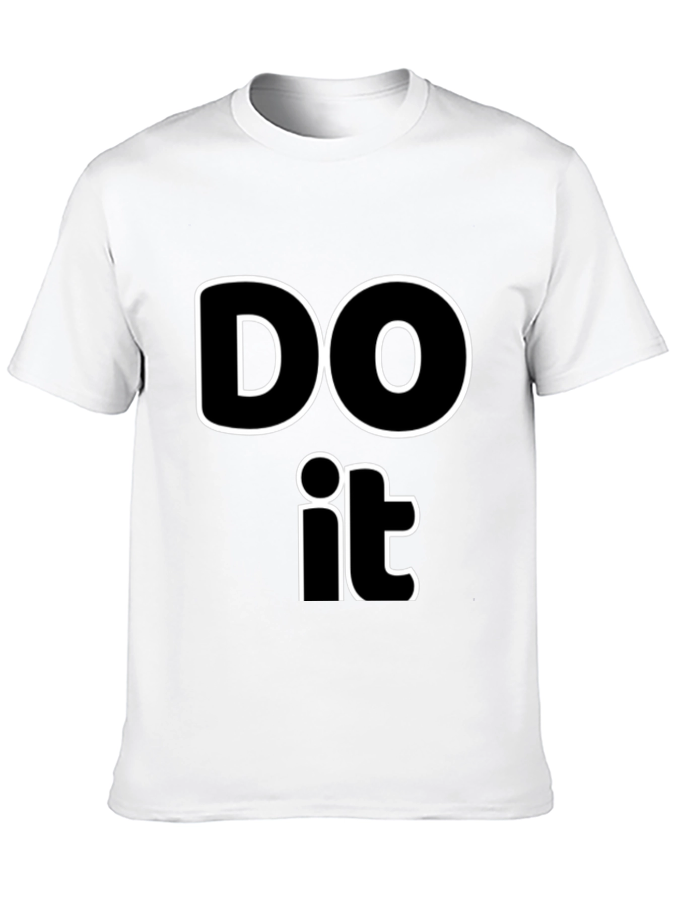 Motivating Do It Black Graphic Tee