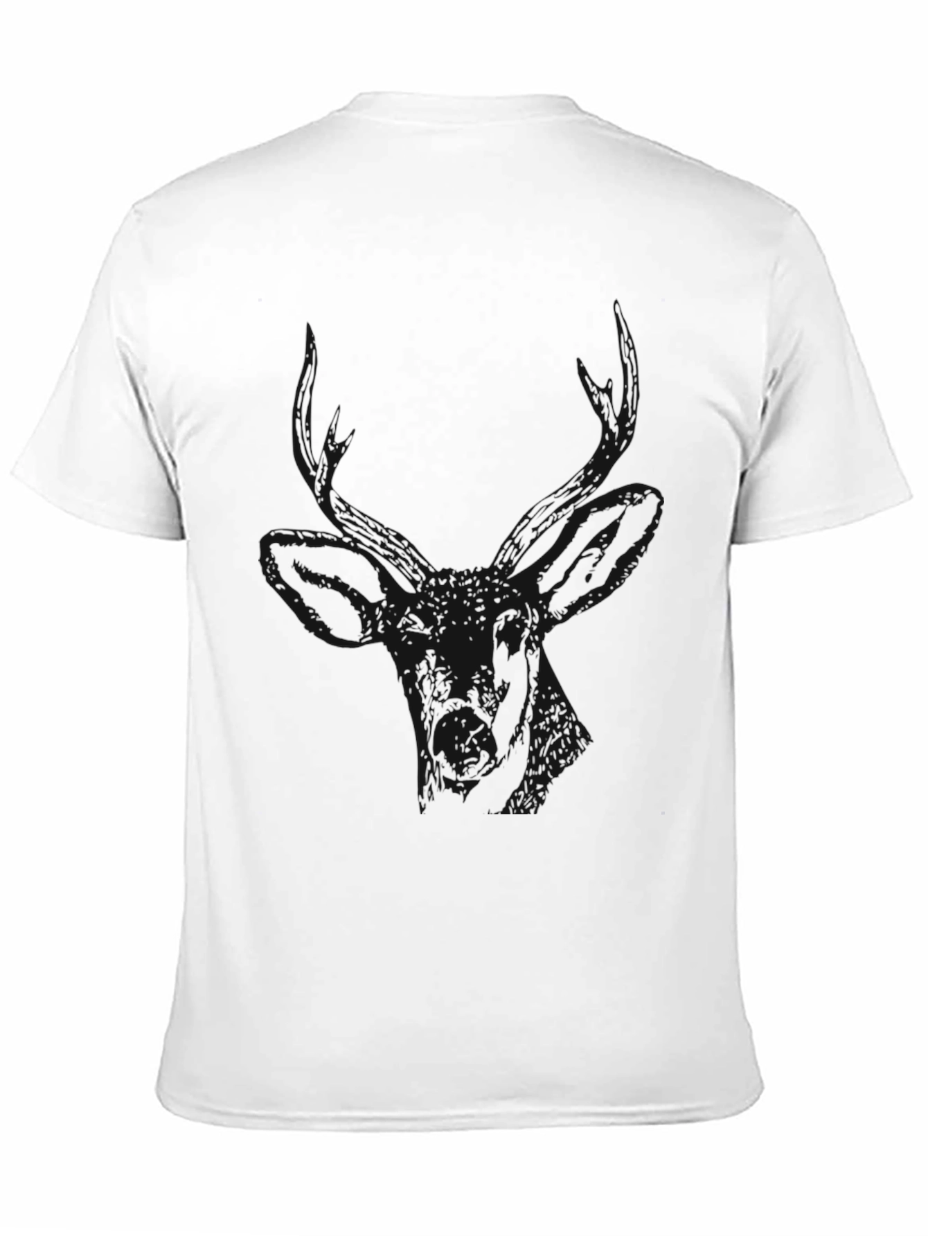 Mens Black Crew Neck Short Sleeve T-Shirt