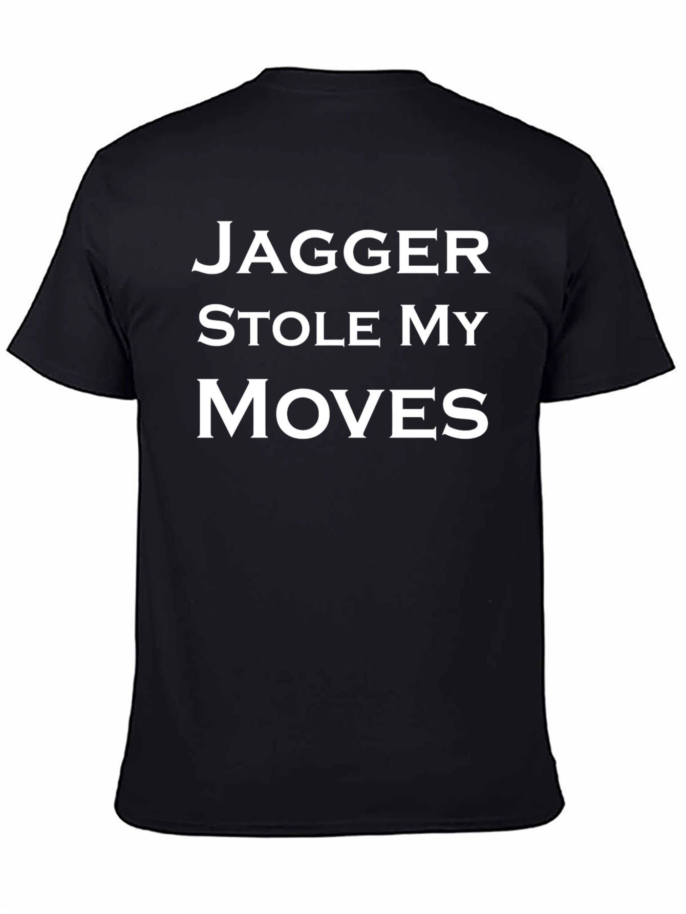 Jagger Stole My Moves Black Graphic T-Shirt