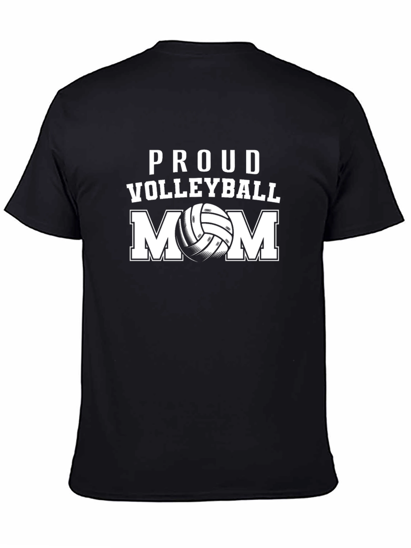 Proud Volleyball Mom Graphic T-Shirt