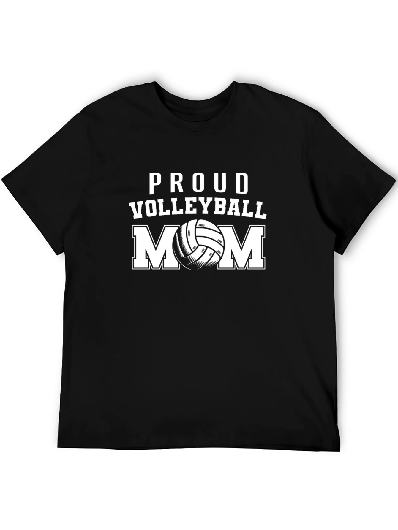 Proud Volleyball Mom Graphic T-Shirt