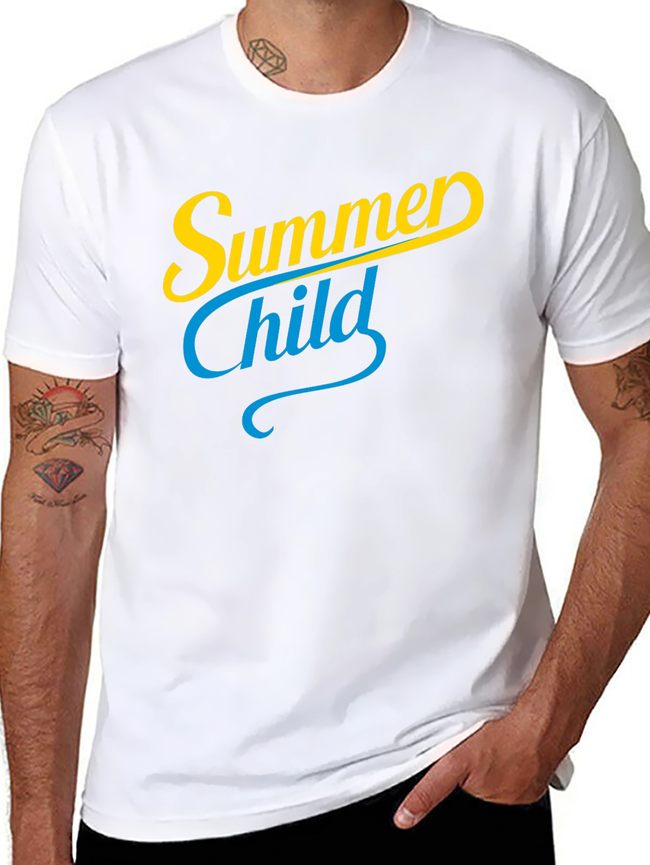 Summer Child Black T-Shirt