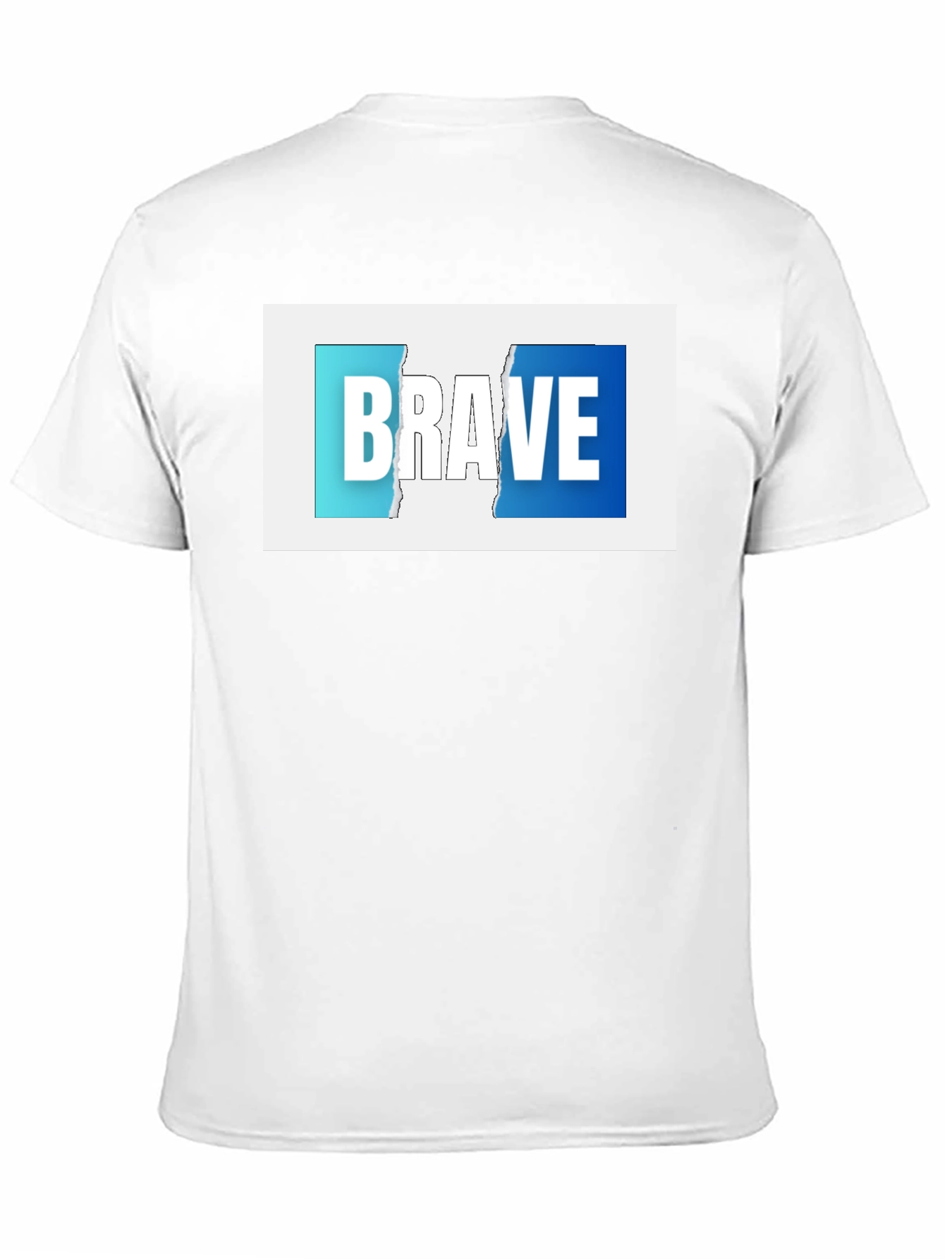 Brave Graphic Print Black T-Shirt