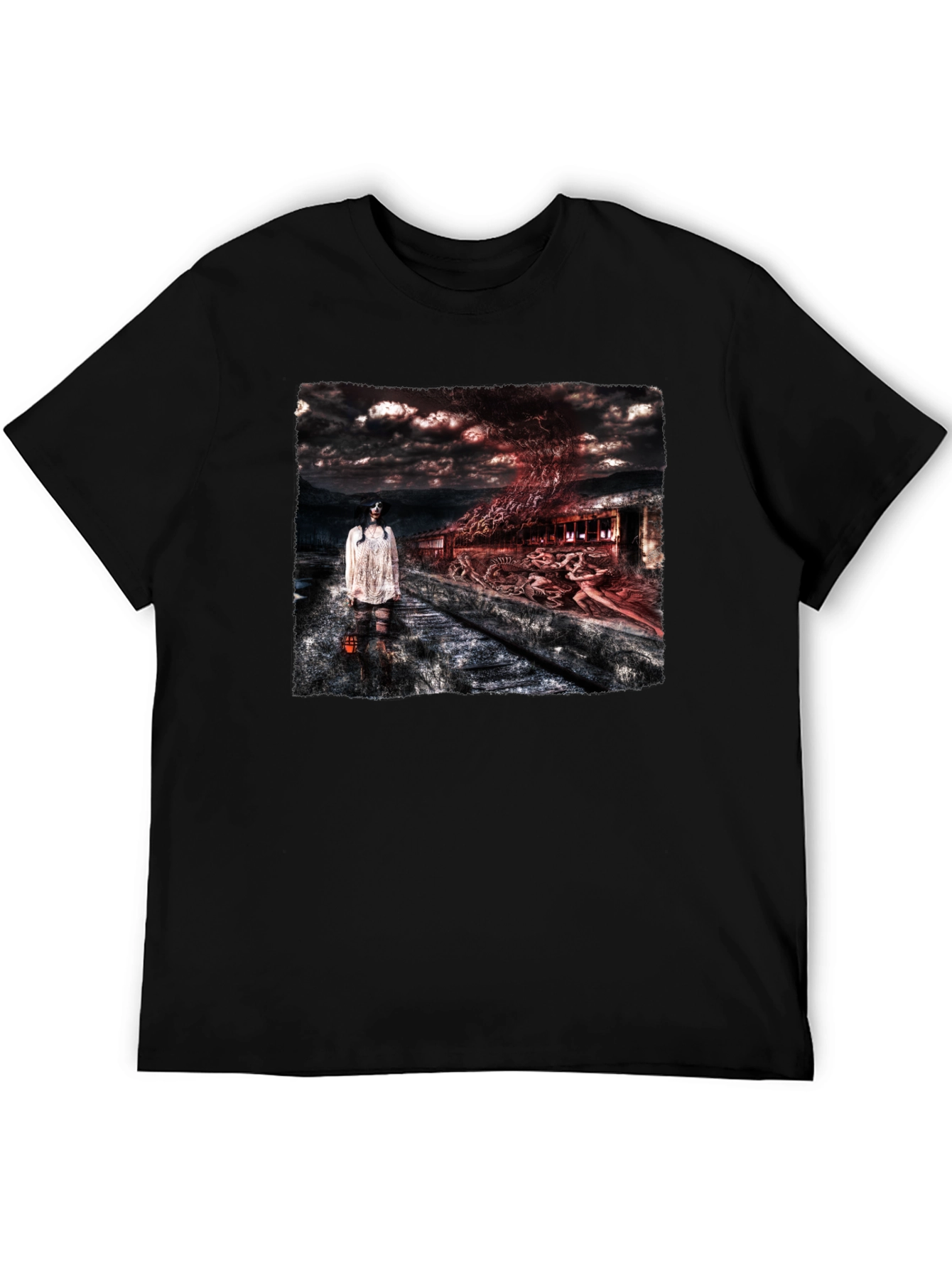 Horror Scene Graphic T-Shirt