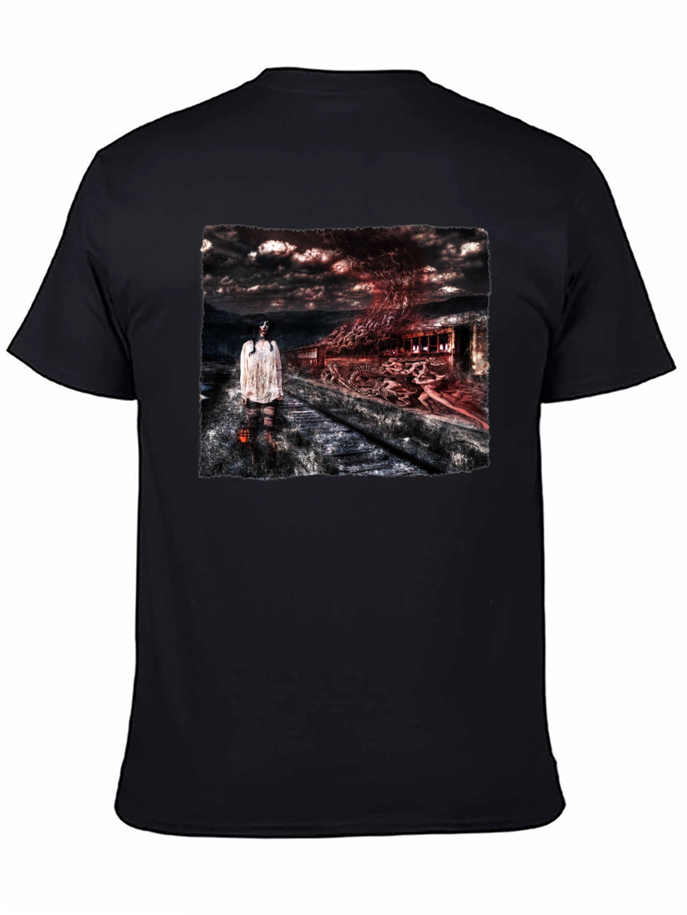 Horror Scene Graphic T-Shirt