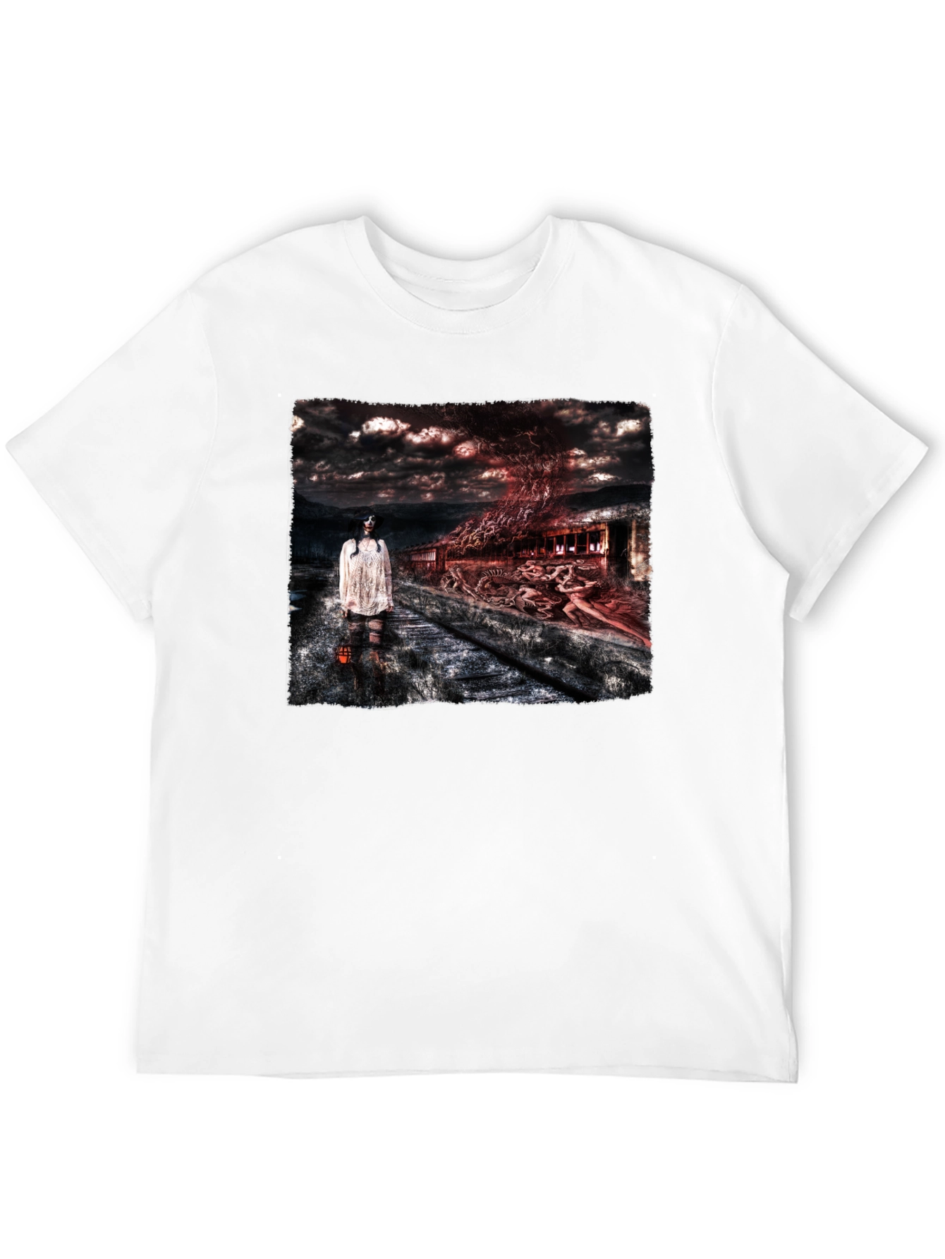 Horror Scene Graphic T-Shirt