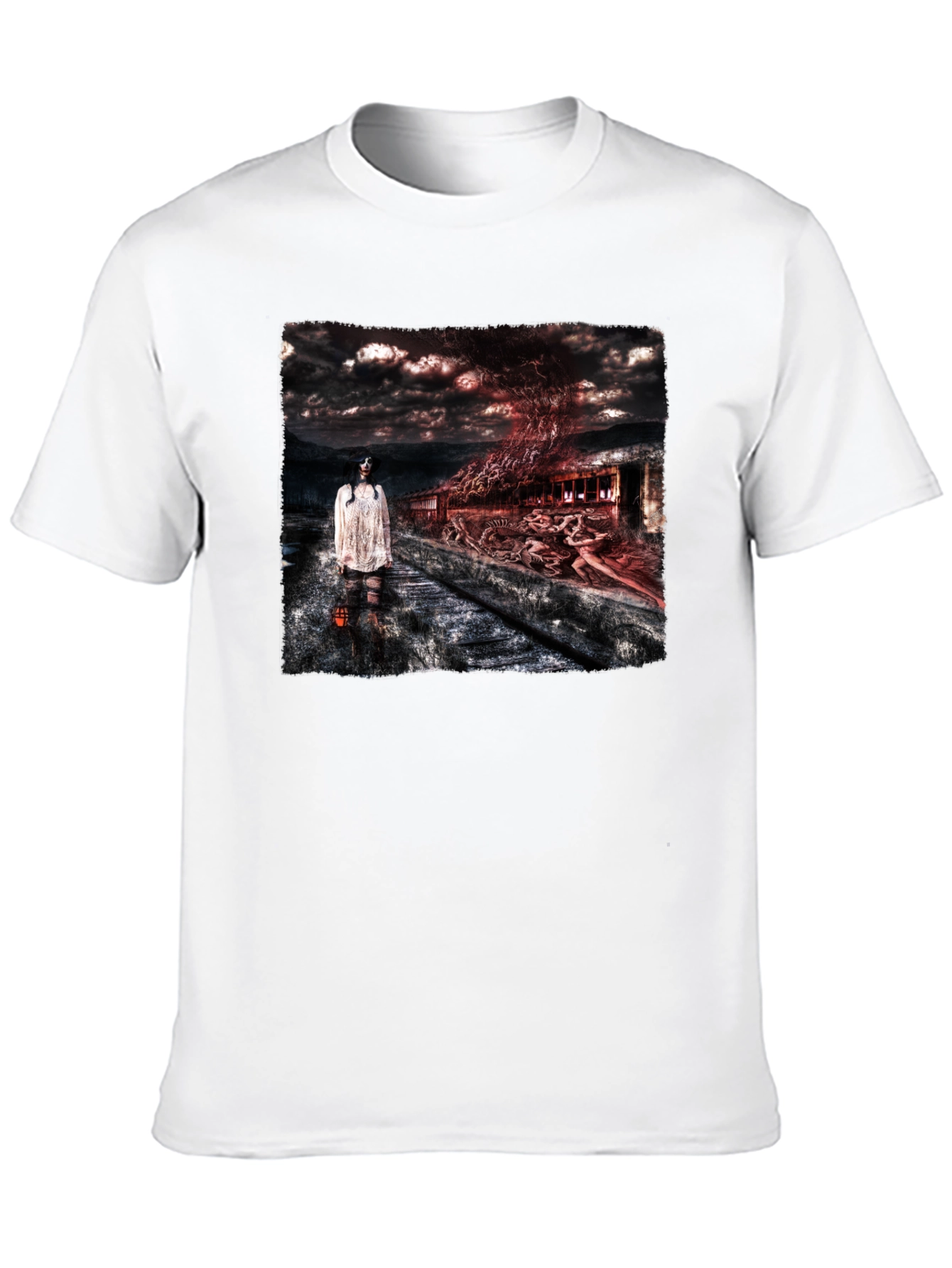 Horror Scene Graphic T-Shirt
