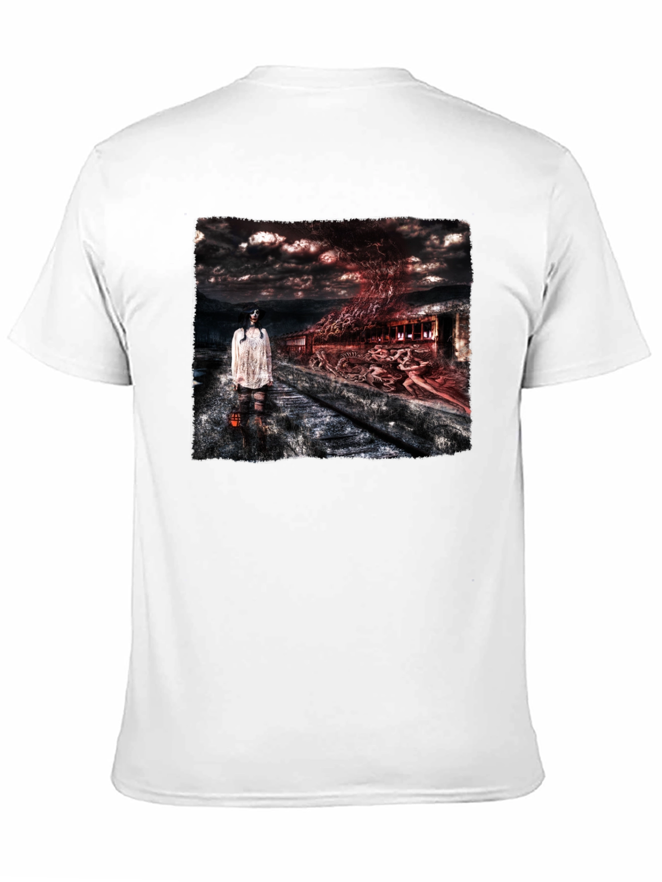 Horror Scene Graphic T-Shirt