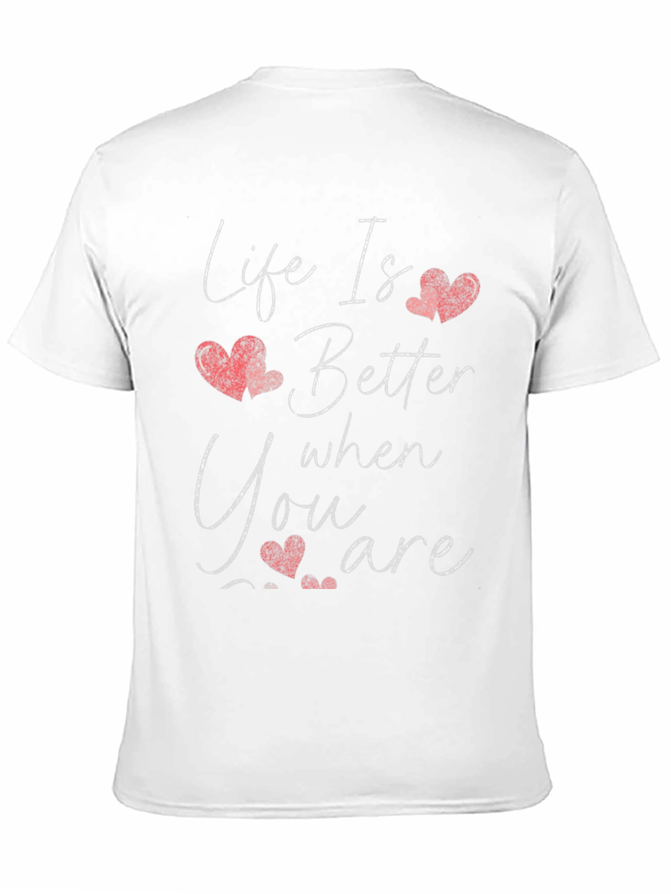 Life Is Better Heart Graphic Tee