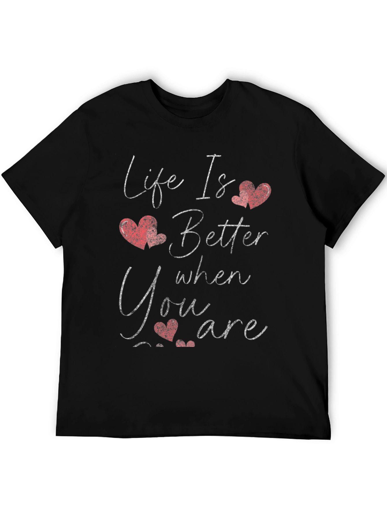 Life Is Better Heart Graphic Tee